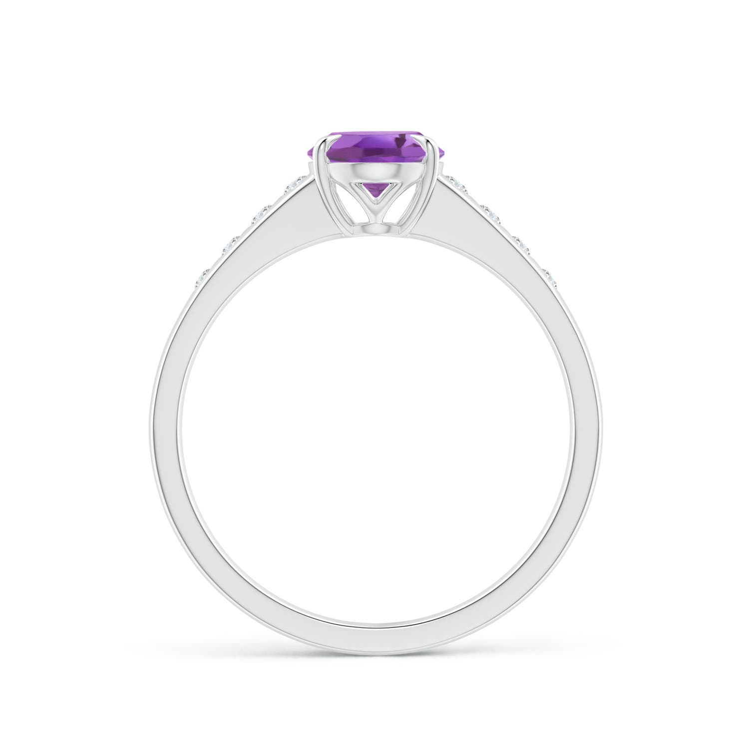 A - Amethyst / 1.31 CT / 14 KT White Gold