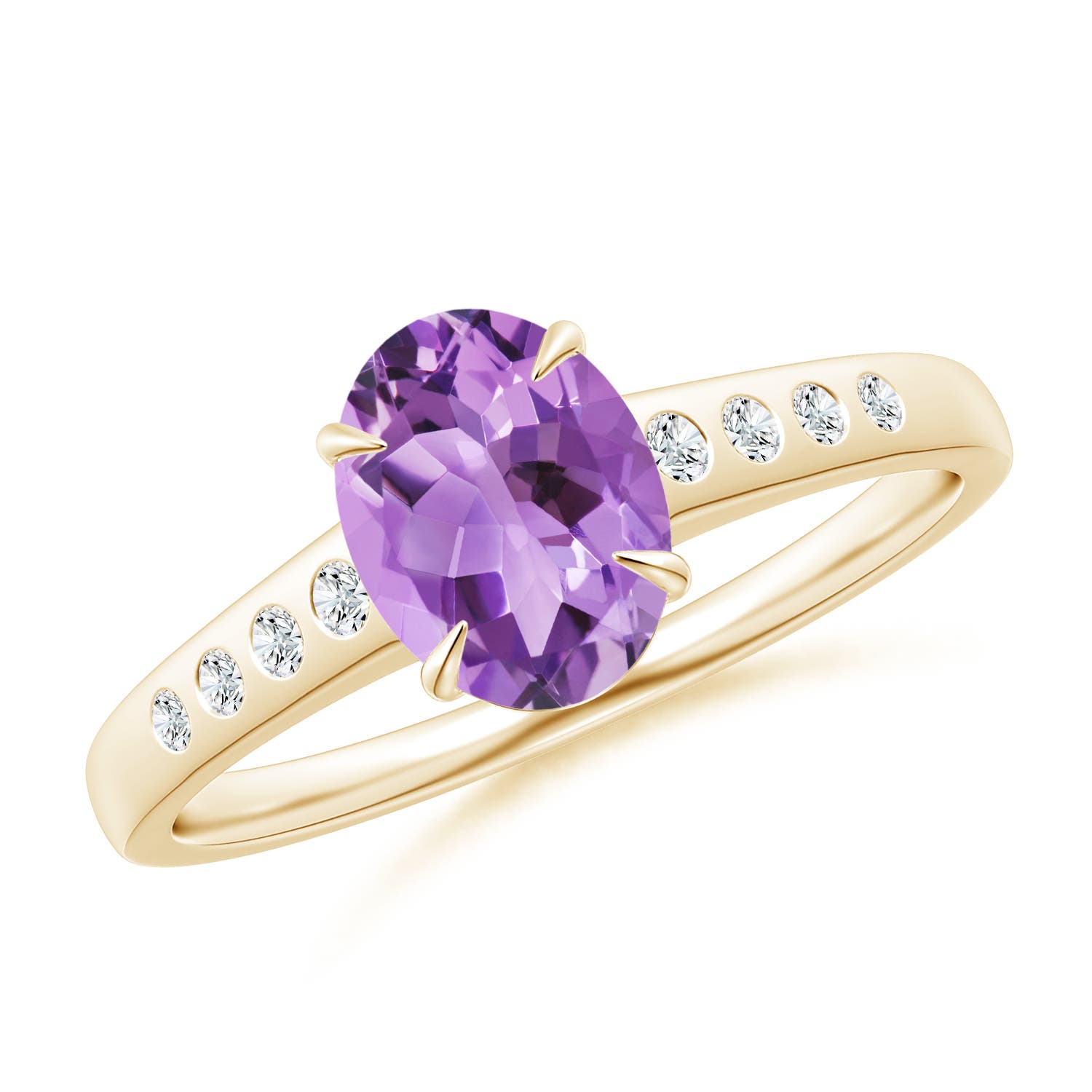 A - Amethyst / 1.31 CT / 14 KT Yellow Gold