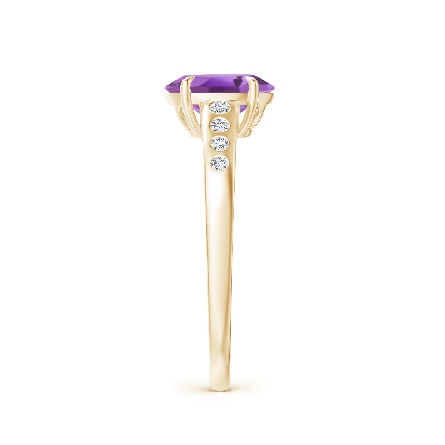 A - Amethyst / 1.31 CT / 14 KT Yellow Gold