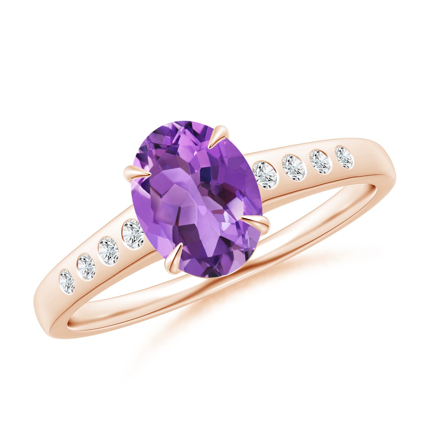 AA - Amethyst / 1.31 CT / 14 KT Rose Gold