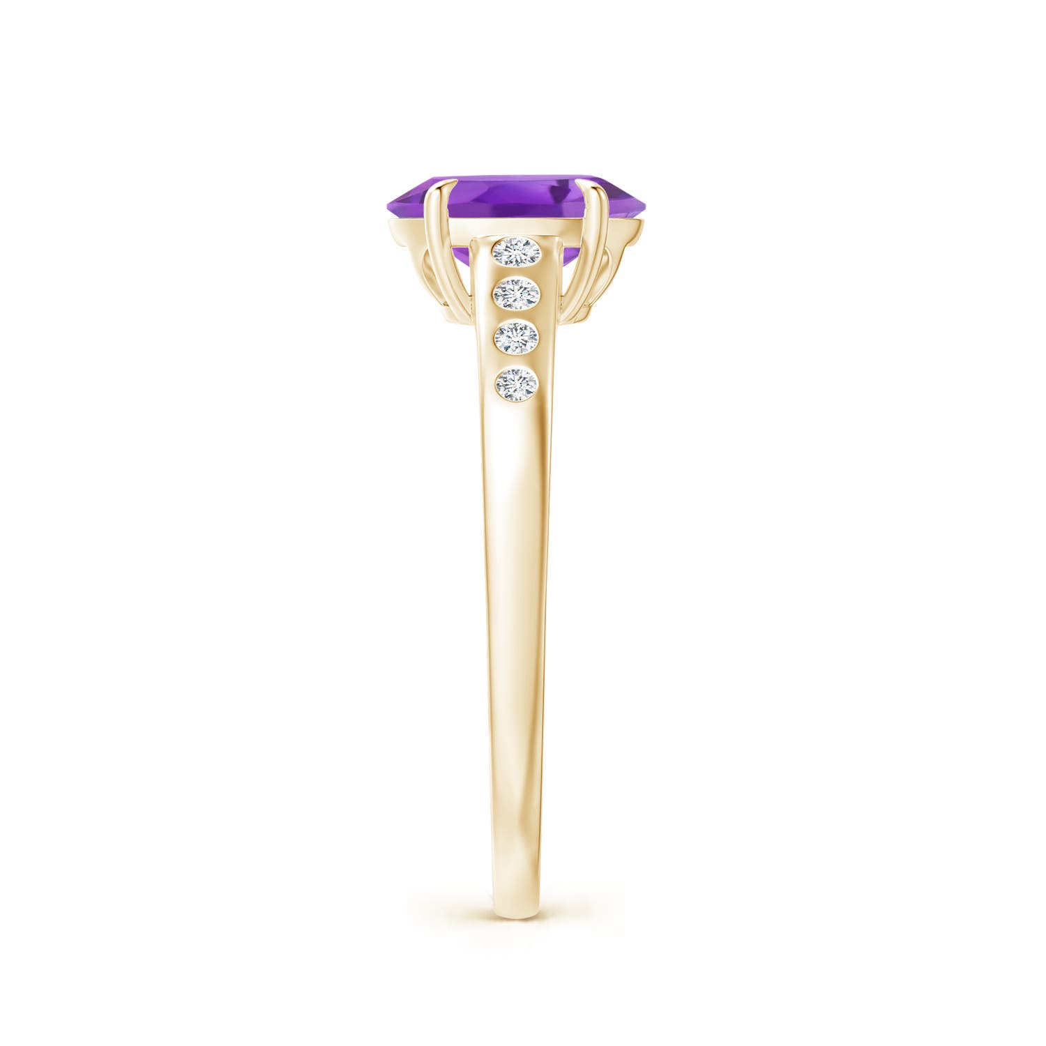 AA - Amethyst / 1.31 CT / 14 KT Yellow Gold