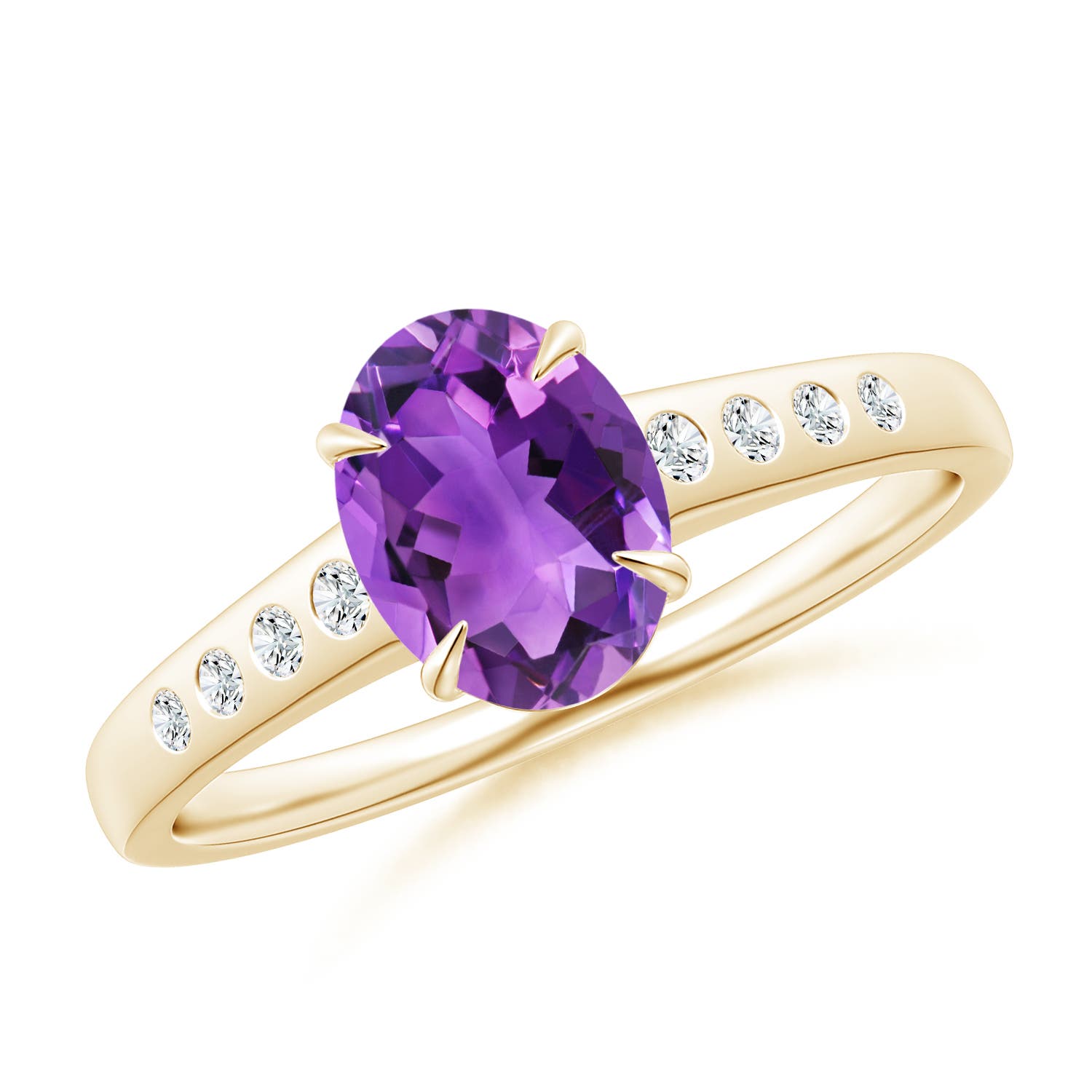 AAA - Amethyst / 1.31 CT / 14 KT Yellow Gold