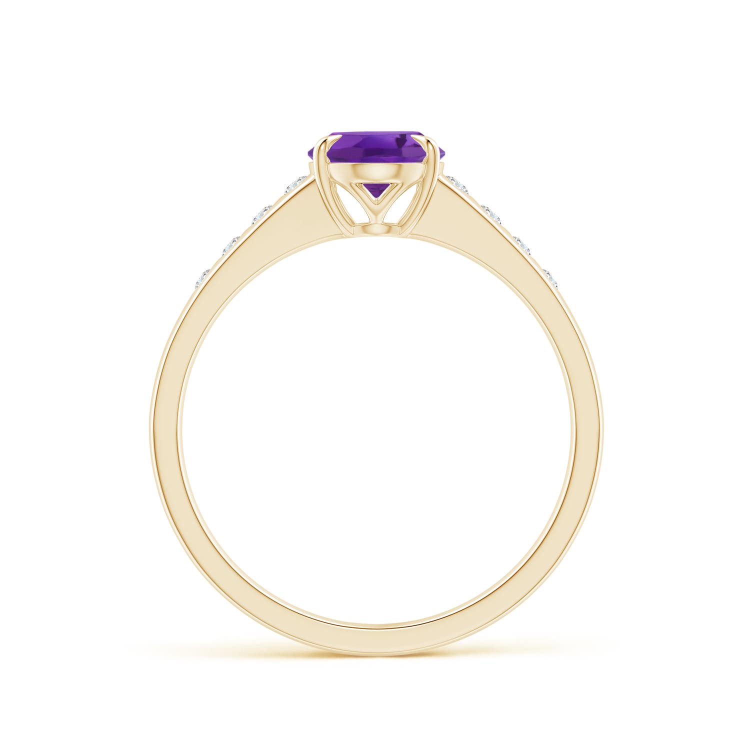 AAA - Amethyst / 1.31 CT / 14 KT Yellow Gold