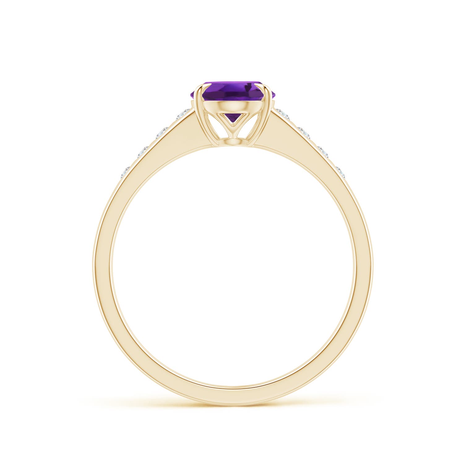 AAAA - Amethyst / 1.31 CT / 14 KT Yellow Gold