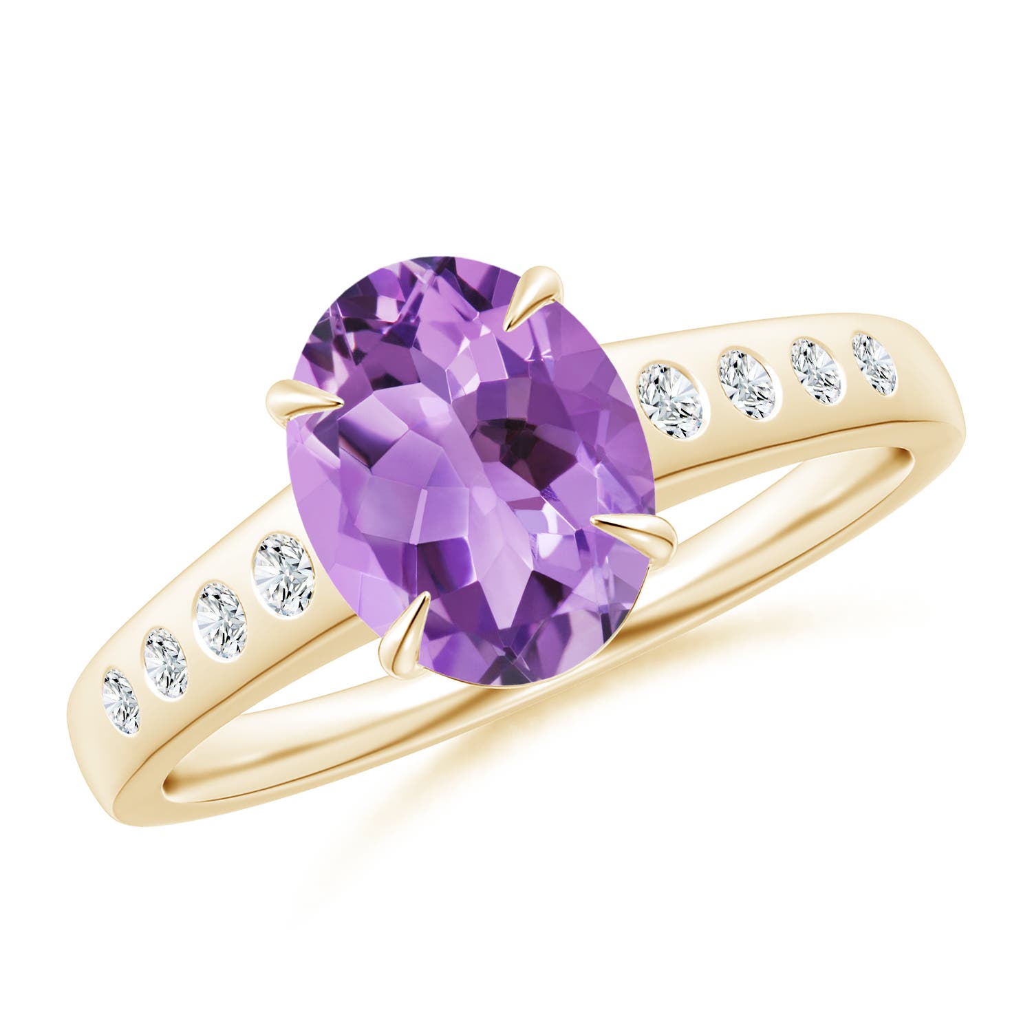 A - Amethyst / 1.79 CT / 14 KT Yellow Gold