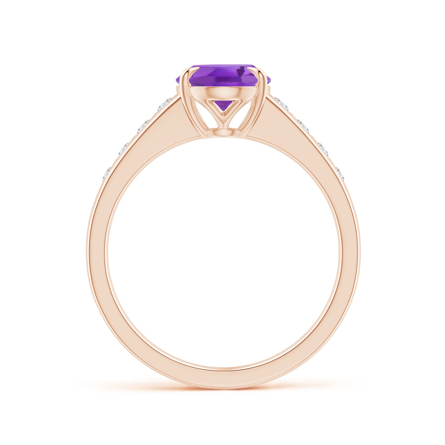 AA - Amethyst / 1.79 CT / 14 KT Rose Gold