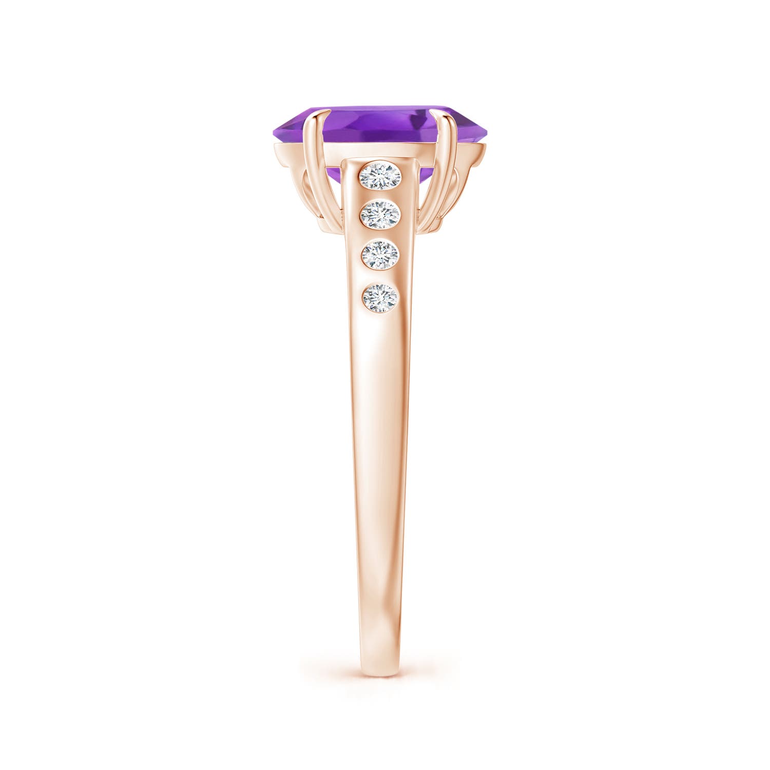 AA - Amethyst / 1.79 CT / 14 KT Rose Gold