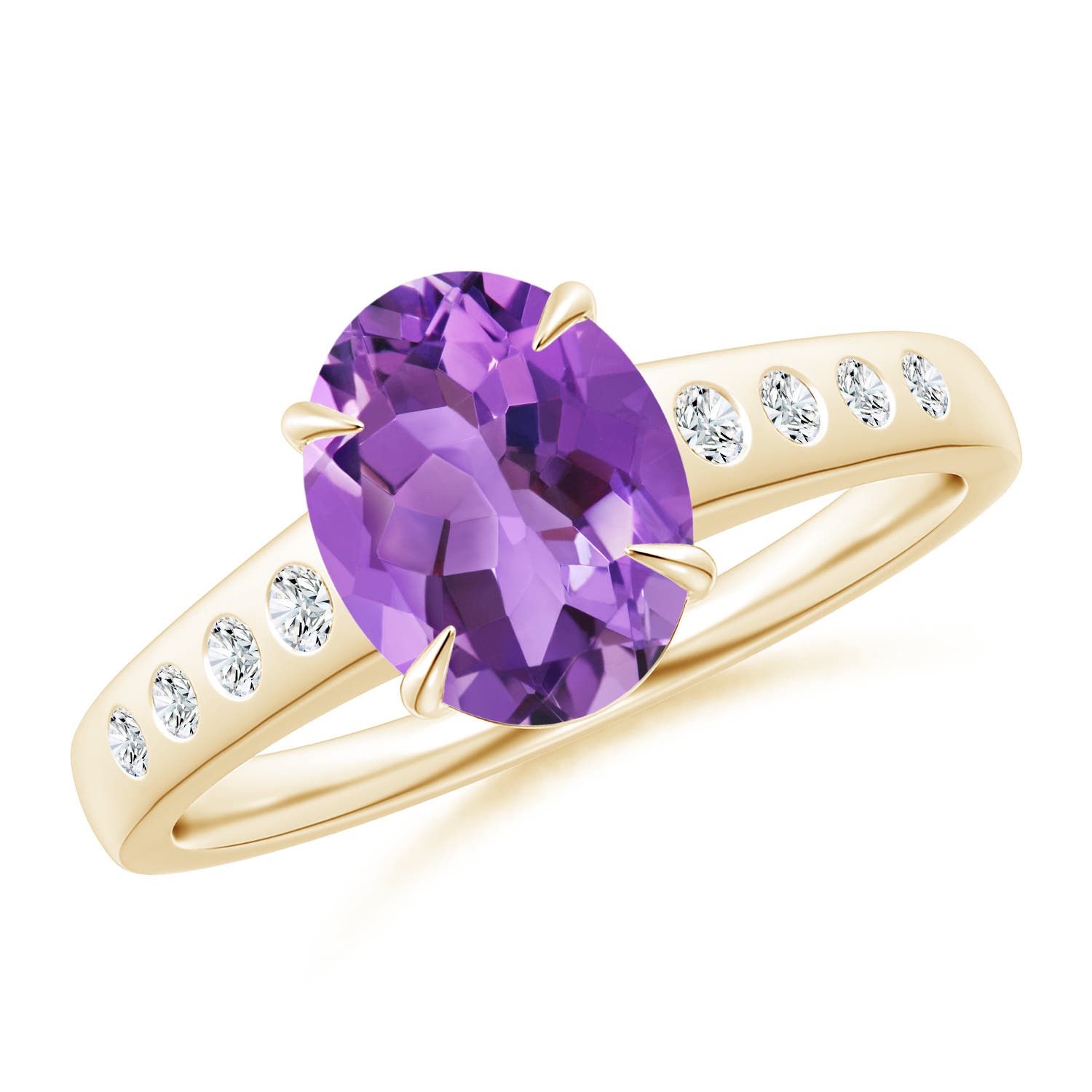 AA - Amethyst / 1.79 CT / 14 KT Yellow Gold