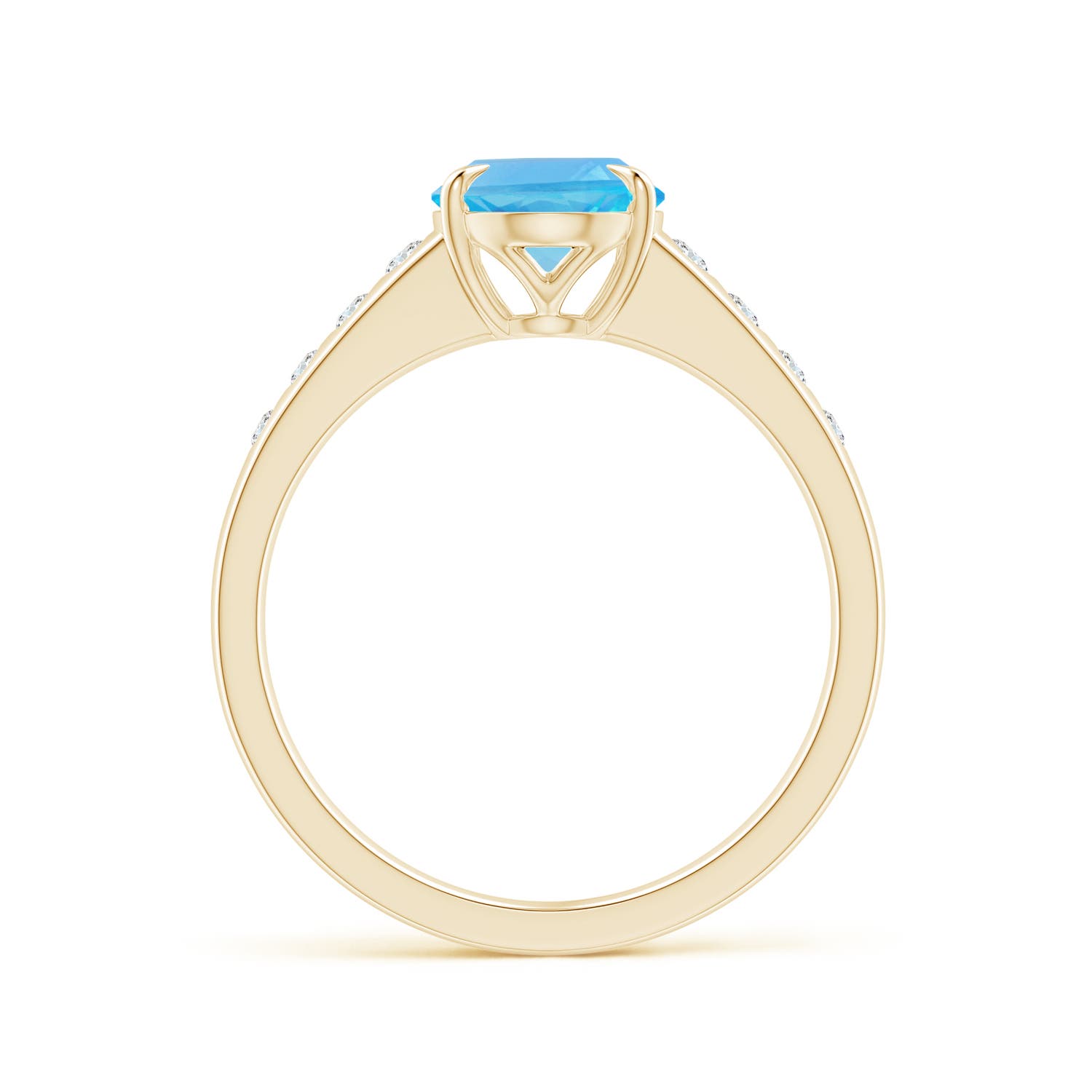 AA - Swiss Blue Topaz / 2.44 CT / 14 KT Yellow Gold