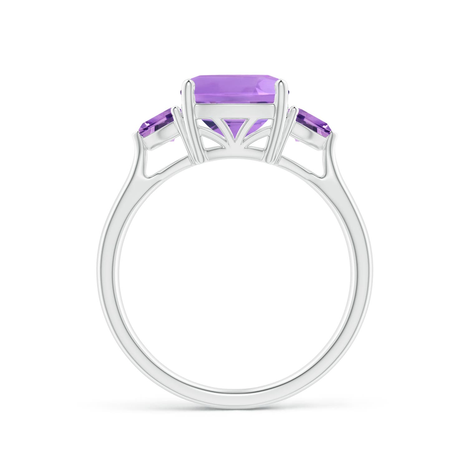 A - Amethyst / 2.6 CT / 14 KT White Gold
