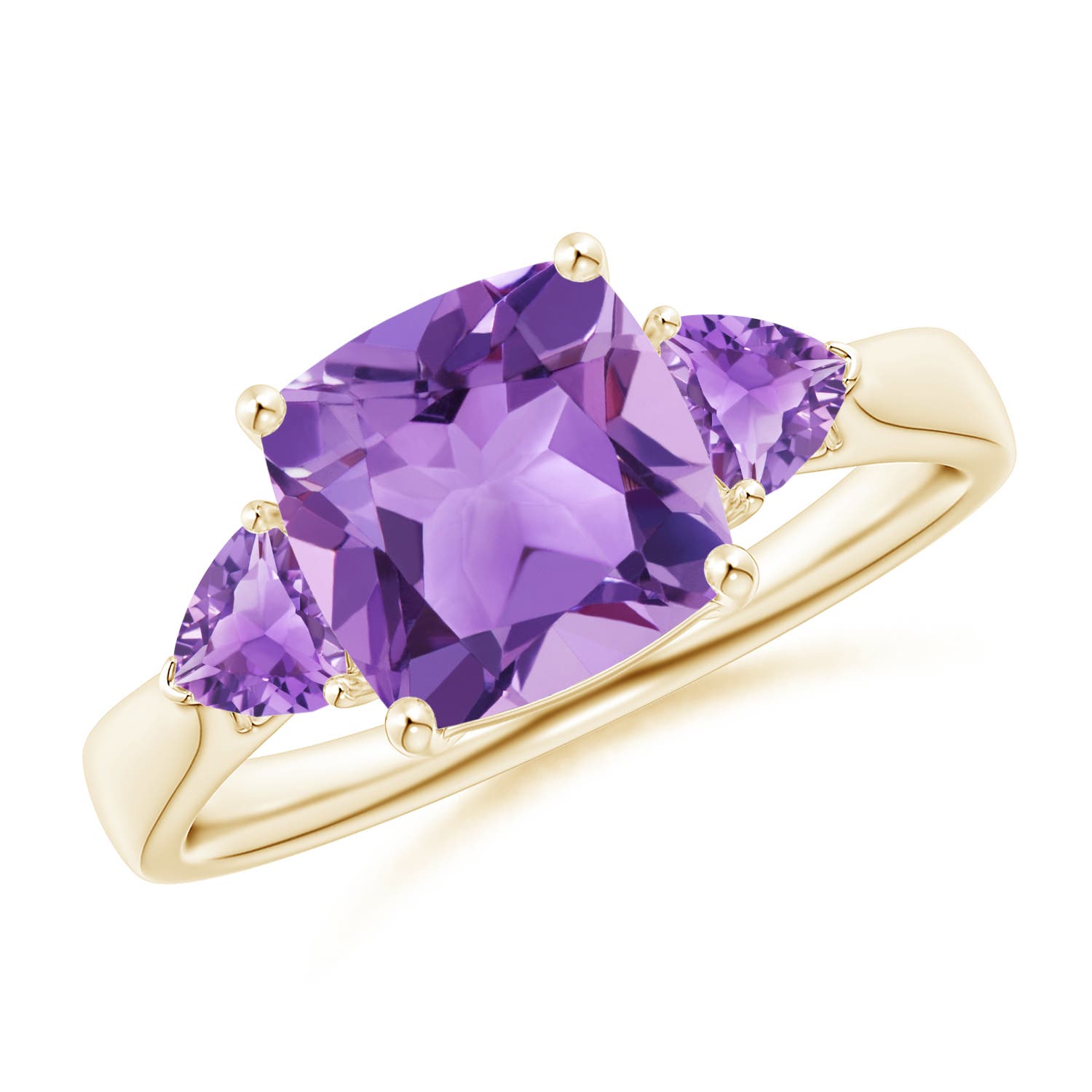 A - Amethyst / 2.6 CT / 14 KT Yellow Gold