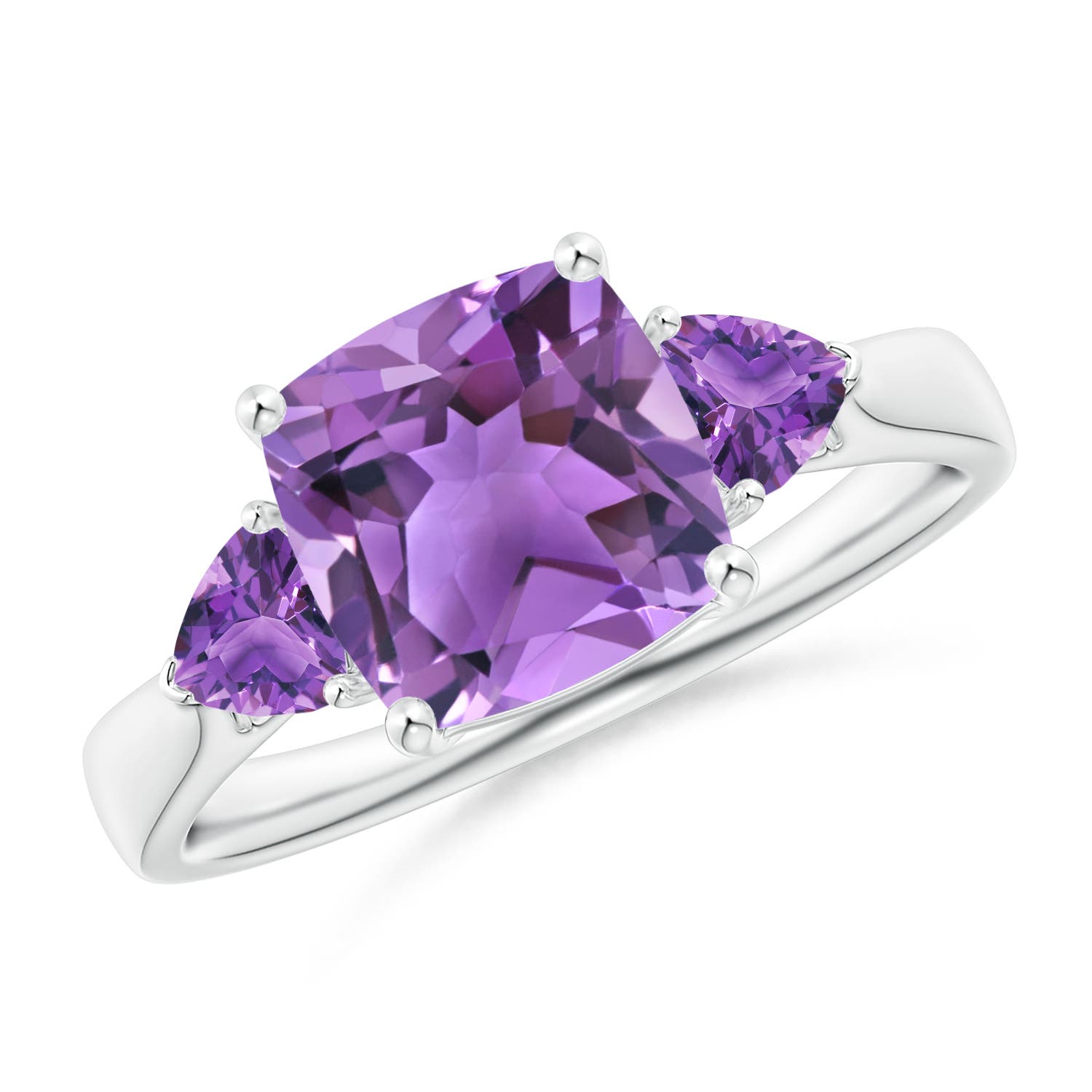 AA - Amethyst / 2.6 CT / 14 KT White Gold