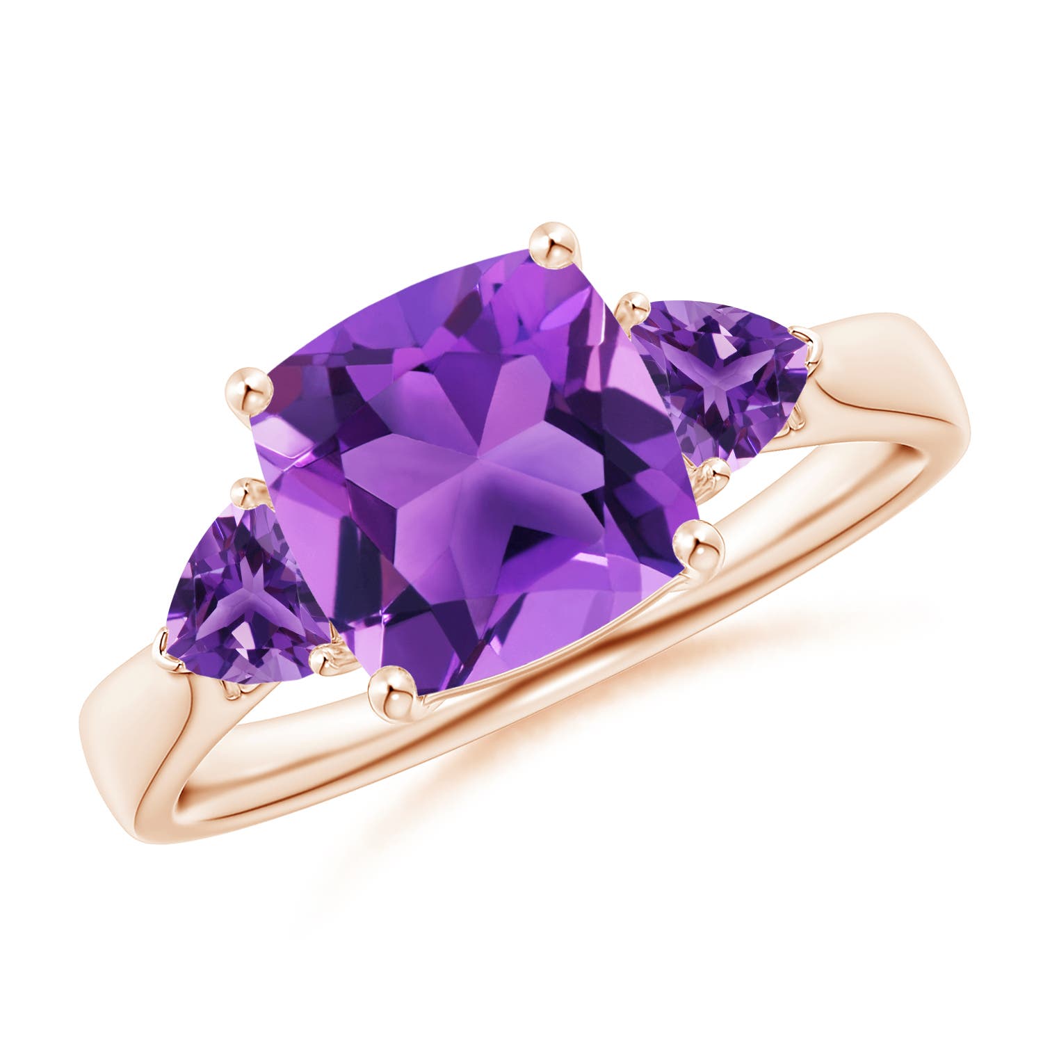 AAA - Amethyst / 2.6 CT / 14 KT Rose Gold