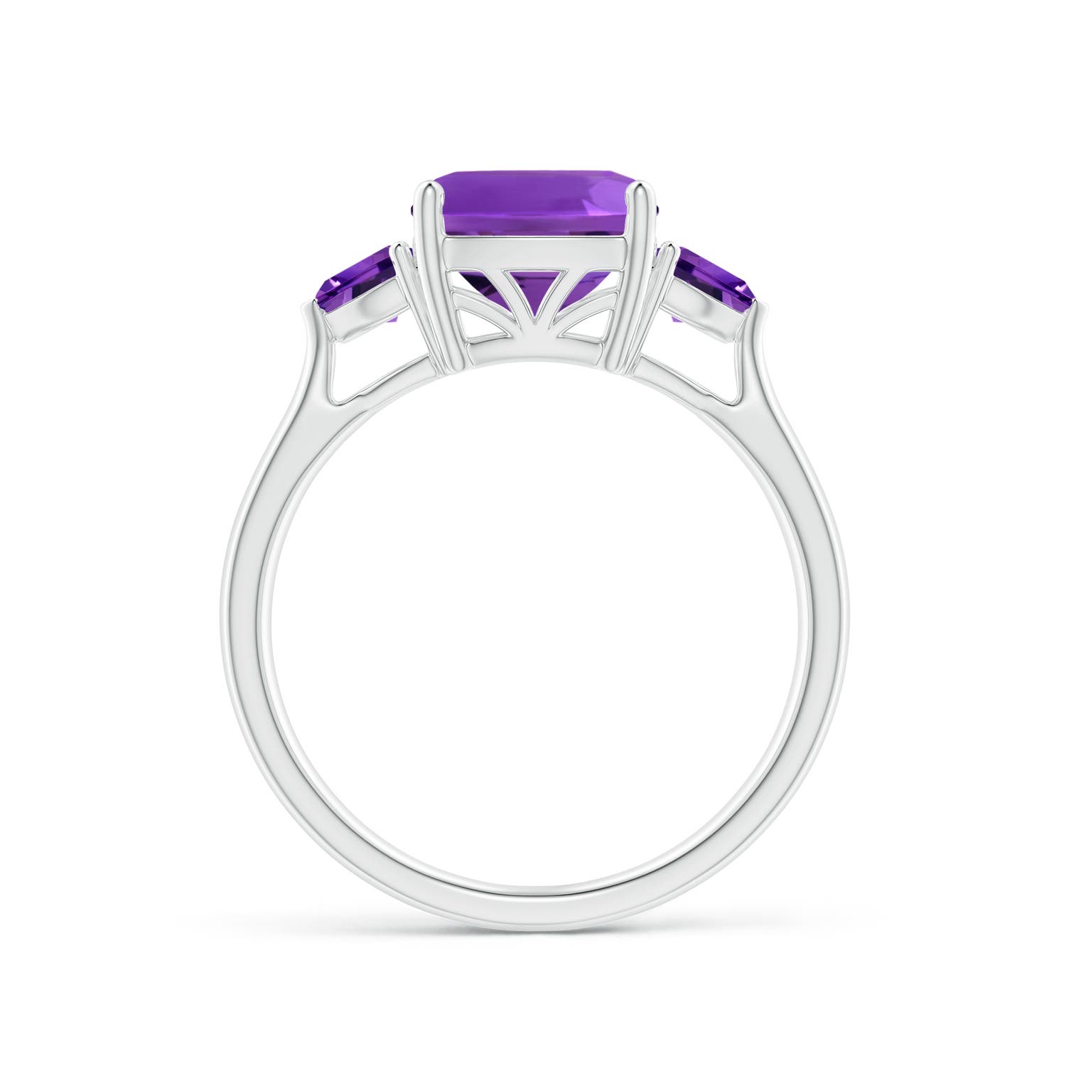 AAAA - Amethyst / 2.6 CT / 14 KT White Gold