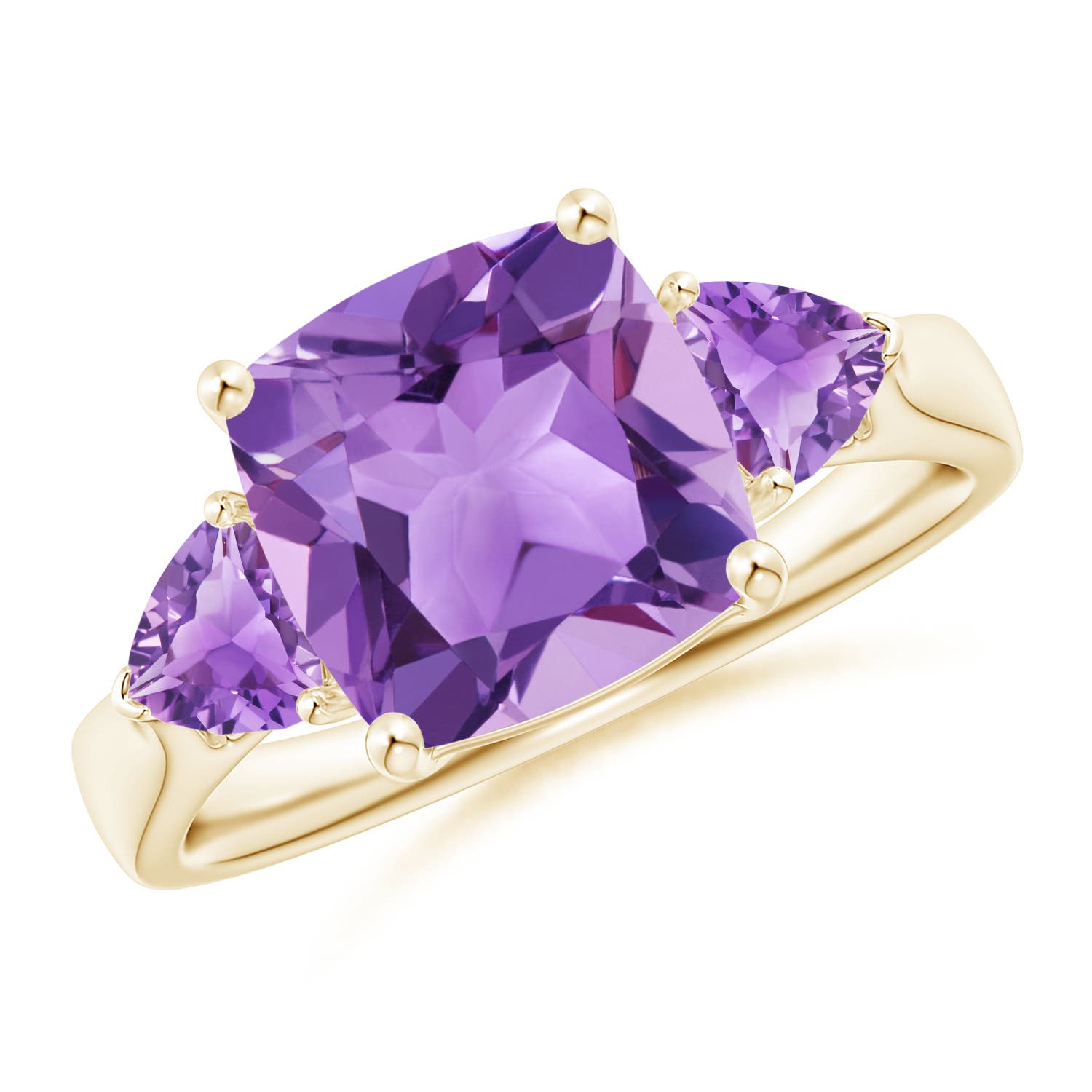 A - Amethyst / 3.9 CT / 14 KT Yellow Gold