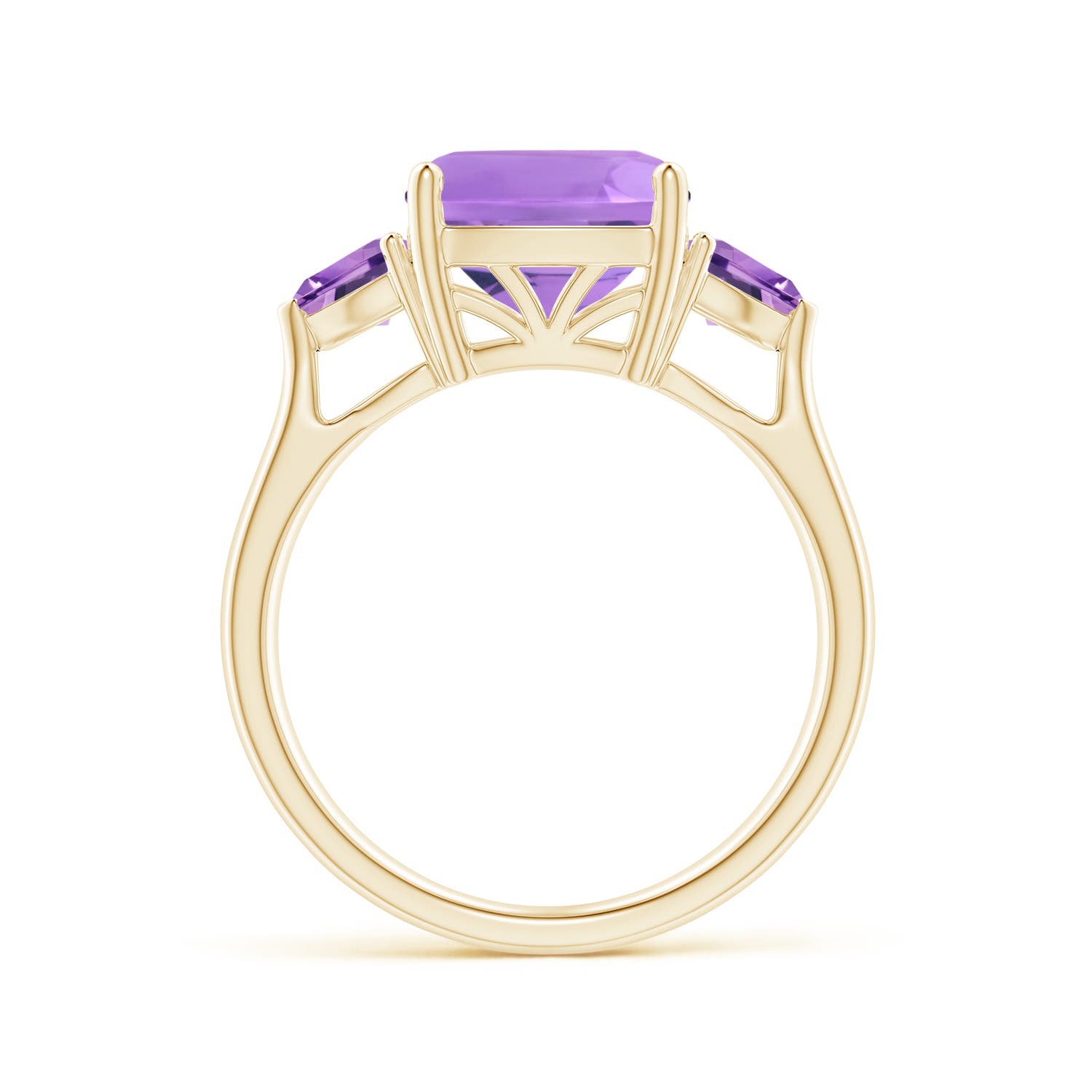 A - Amethyst / 3.9 CT / 14 KT Yellow Gold