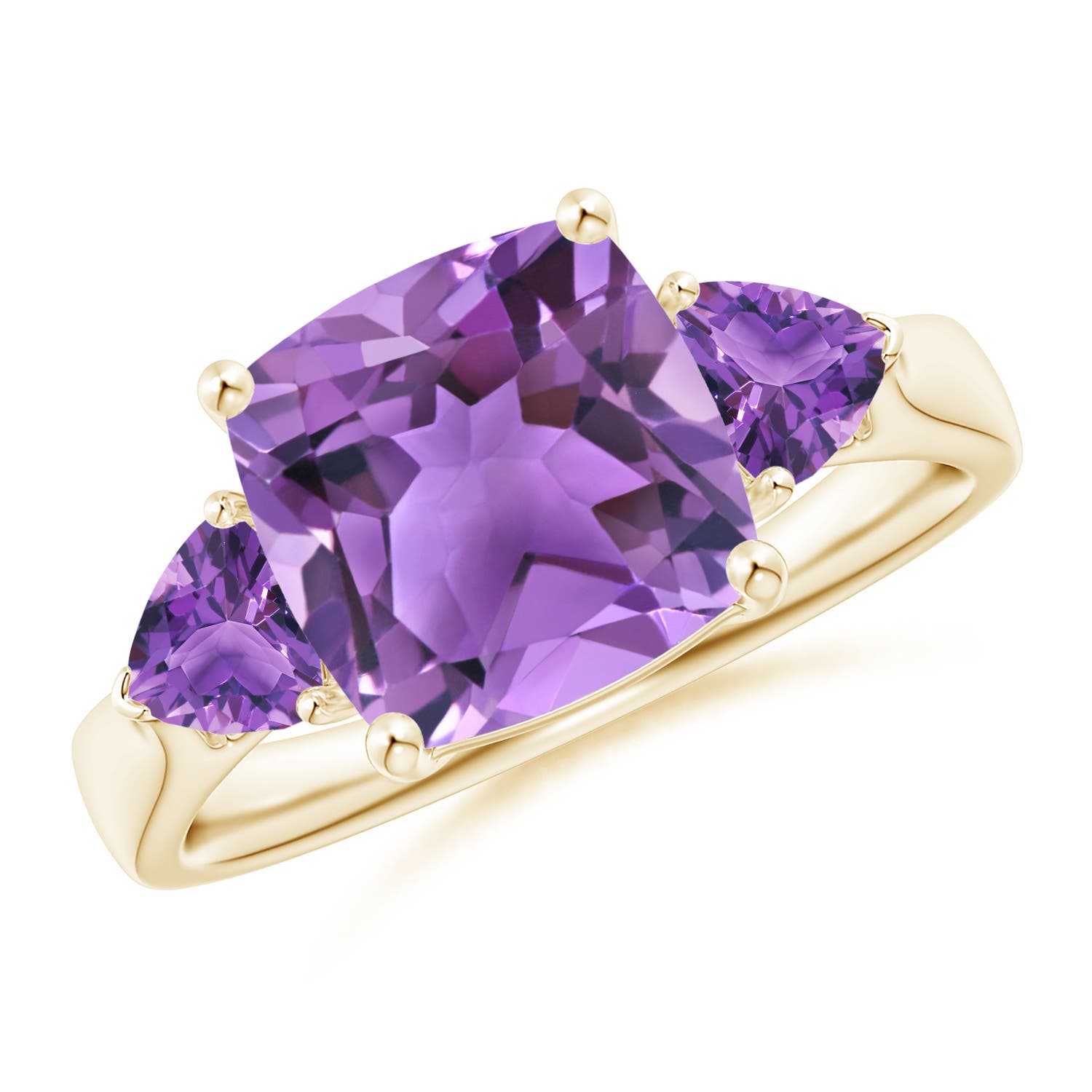 AA - Amethyst / 3.9 CT / 14 KT Yellow Gold