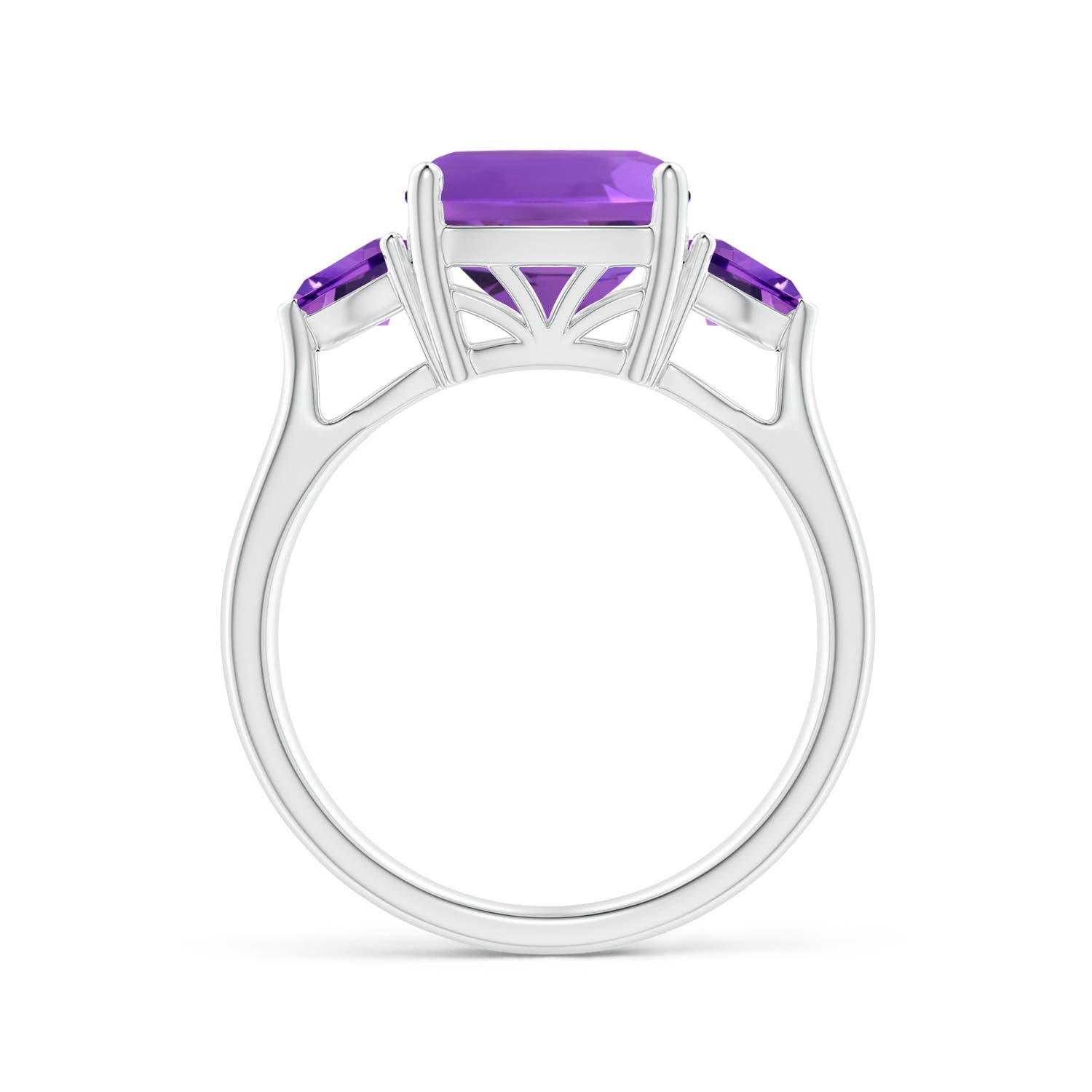 AAA - Amethyst / 3.9 CT / 14 KT White Gold