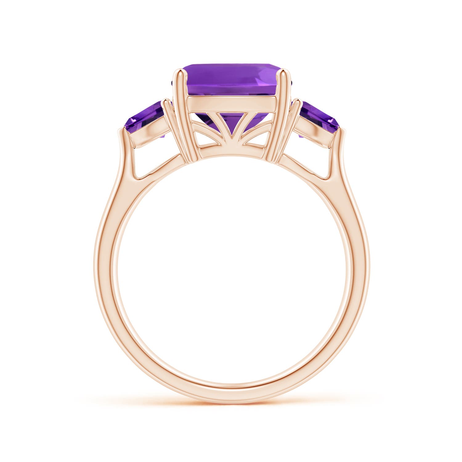 AAAA - Amethyst / 3.9 CT / 14 KT Rose Gold