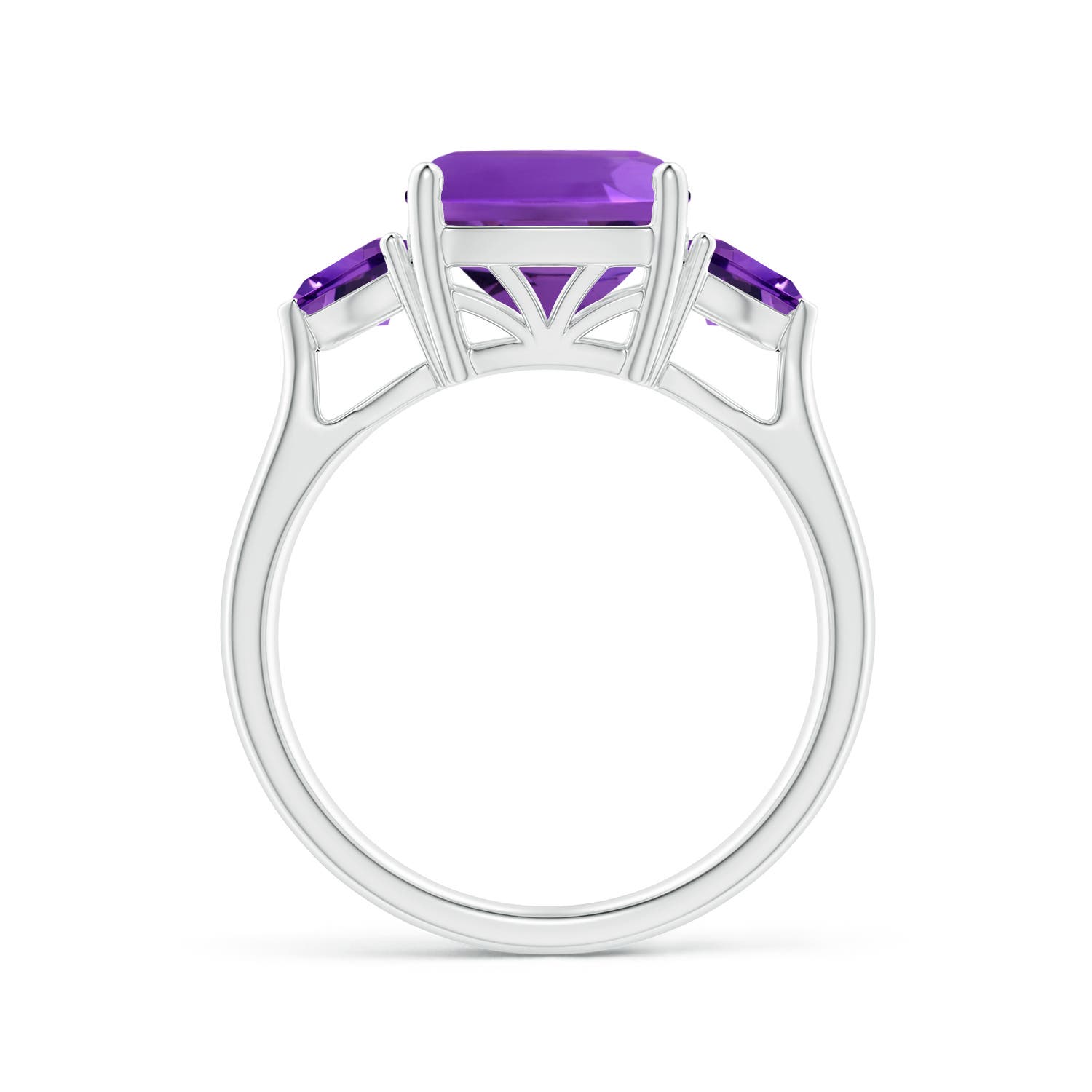 AAAA - Amethyst / 3.9 CT / 14 KT White Gold