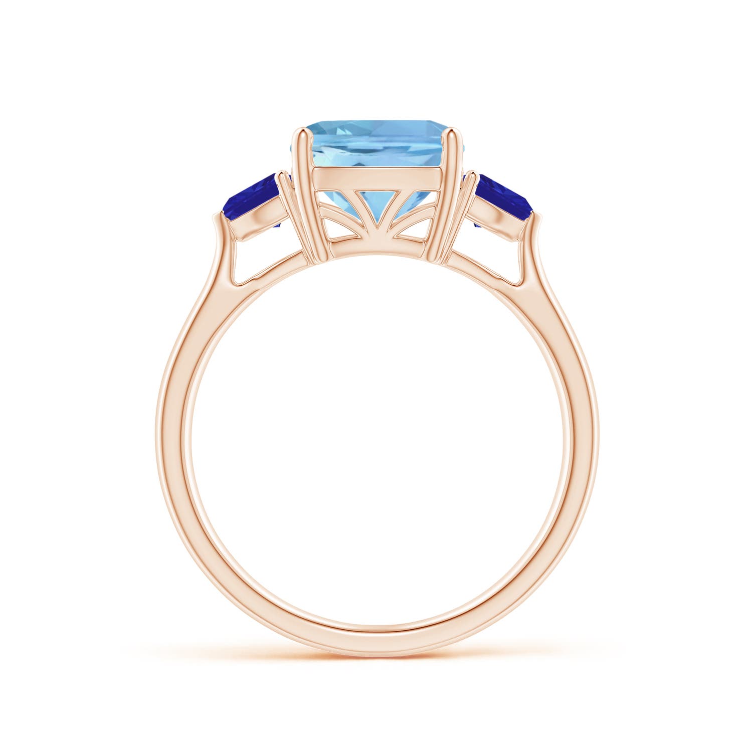 AAAA - Aquamarine / 2.35 CT / 14 KT Rose Gold