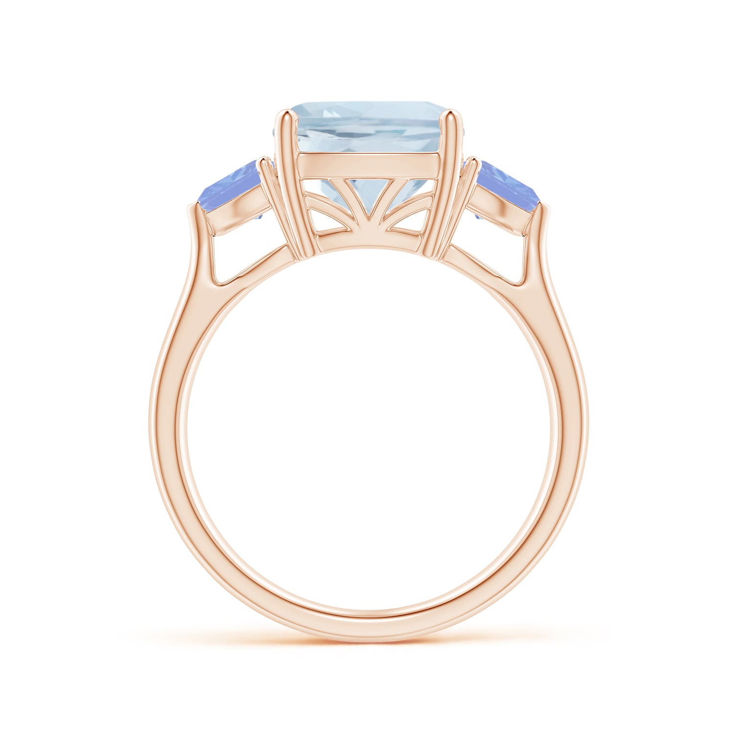 A - Aquamarine / 3.5 CT / 14 KT Rose Gold