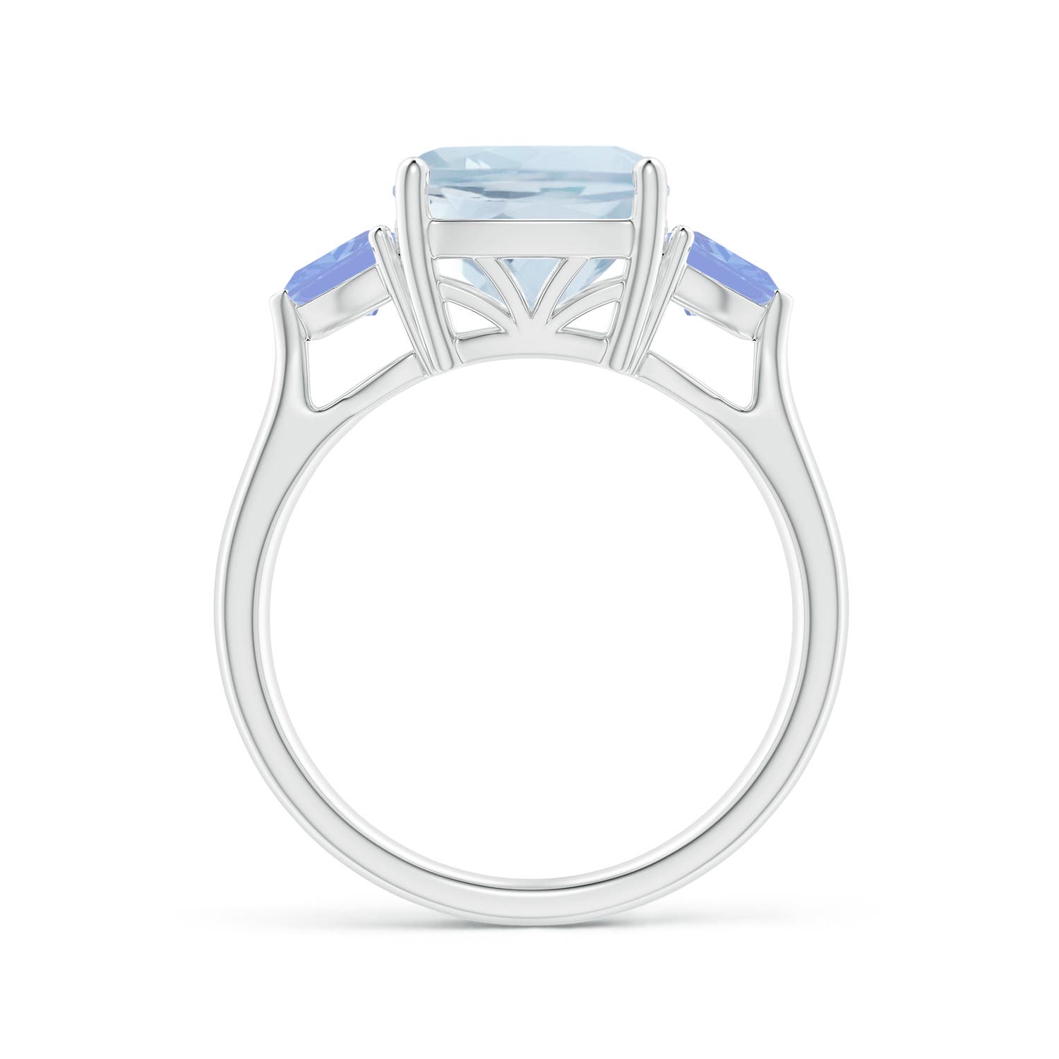 A - Aquamarine / 3.5 CT / 14 KT White Gold