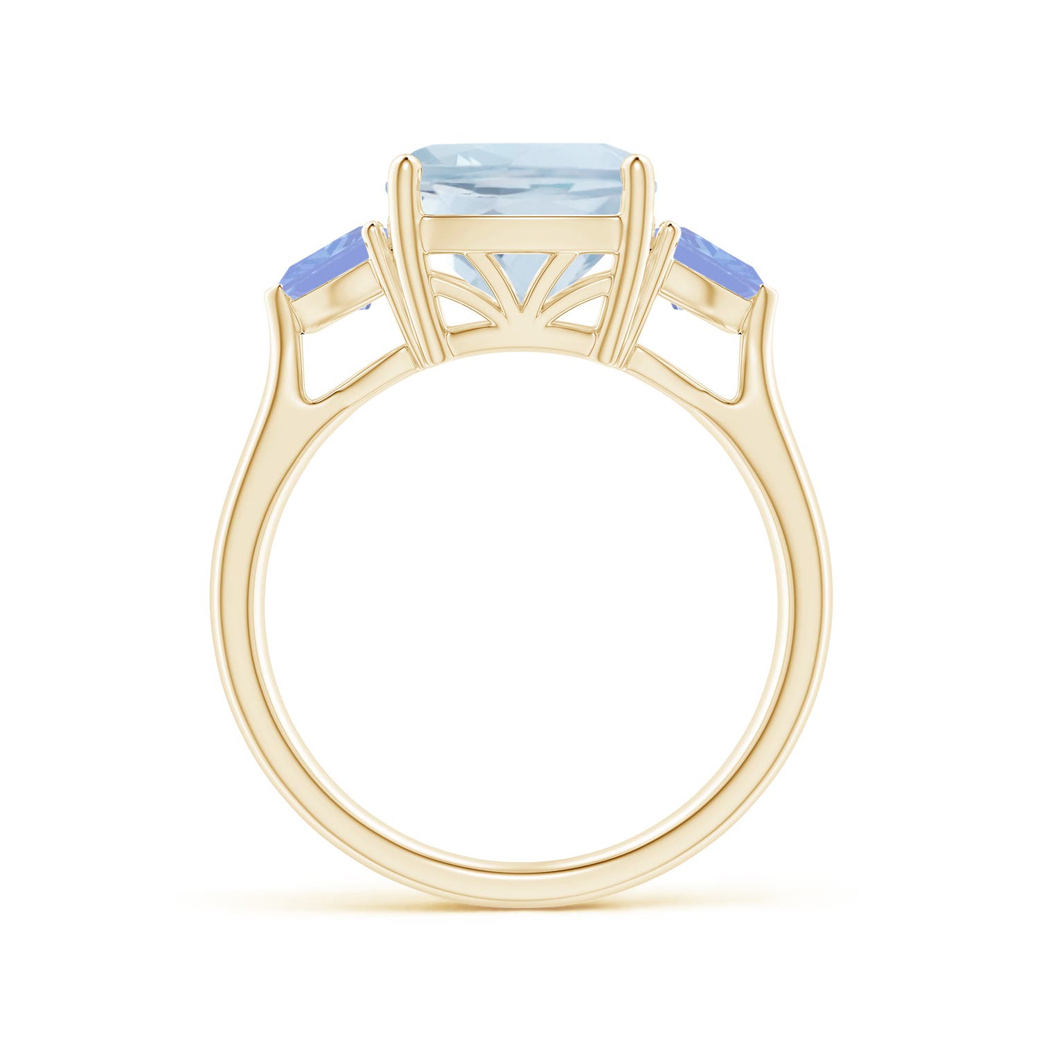 A - Aquamarine / 3.5 CT / 14 KT Yellow Gold