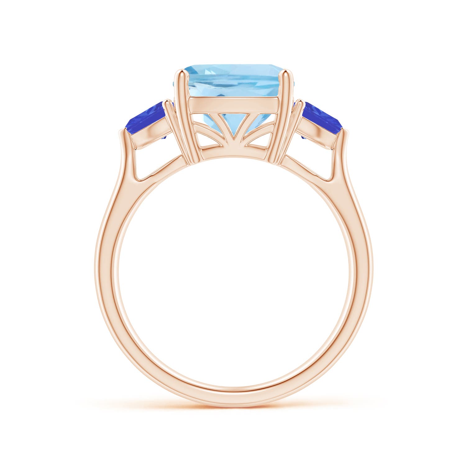 AAA - Aquamarine / 3.5 CT / 14 KT Rose Gold