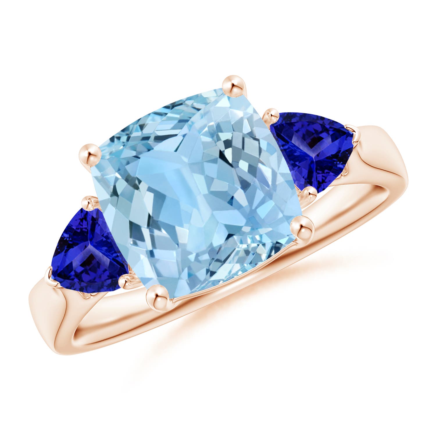 AAAA - Aquamarine / 3.5 CT / 14 KT Rose Gold