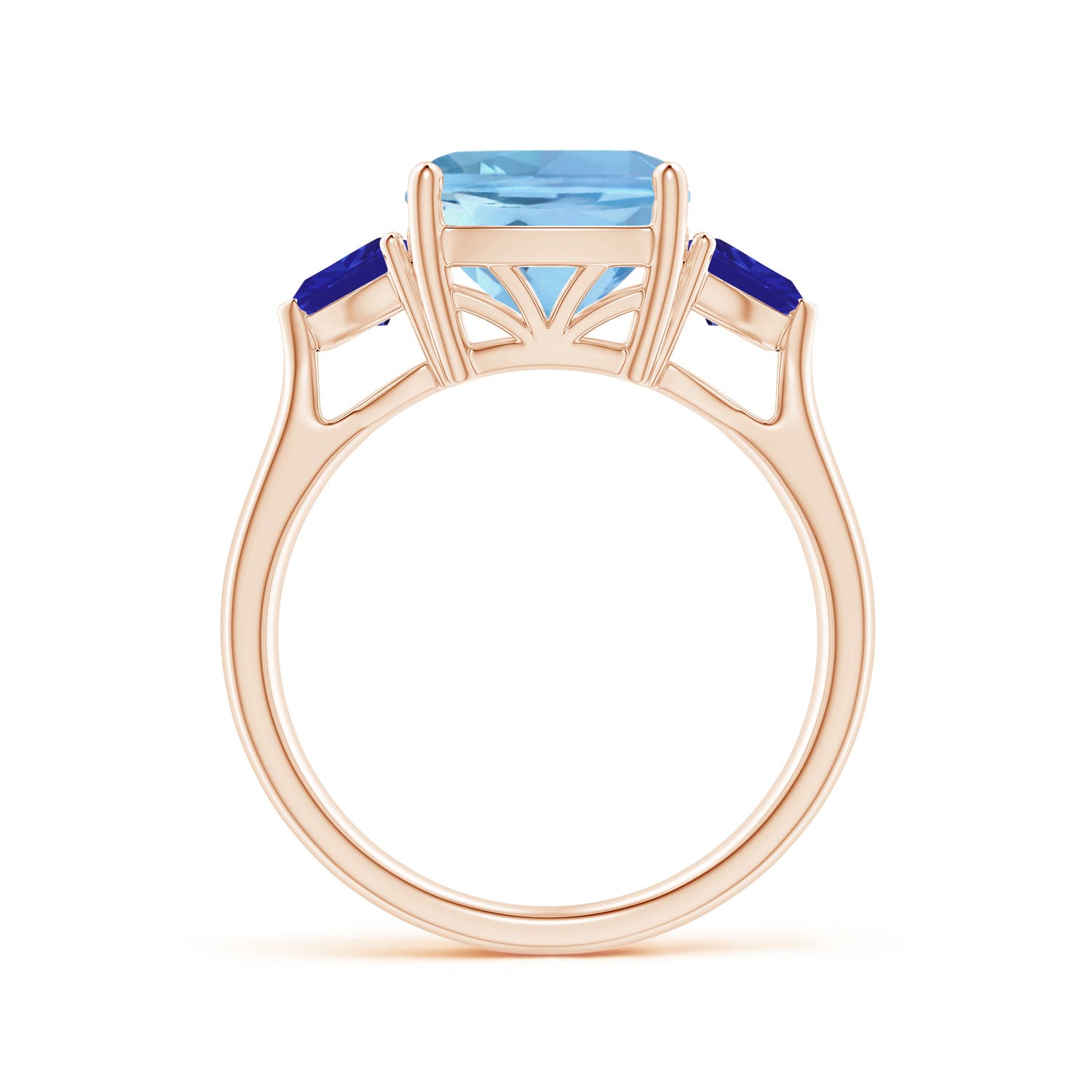 AAAA - Aquamarine / 3.5 CT / 14 KT Rose Gold