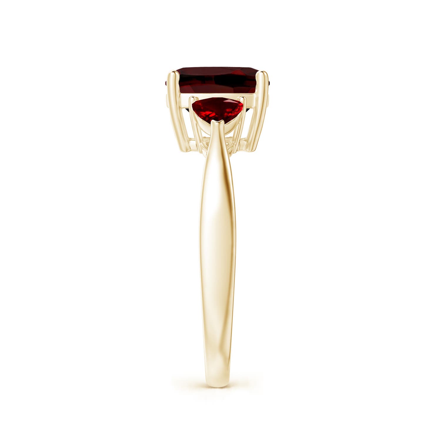 AAA - Garnet / 3 CT / 14 KT Yellow Gold