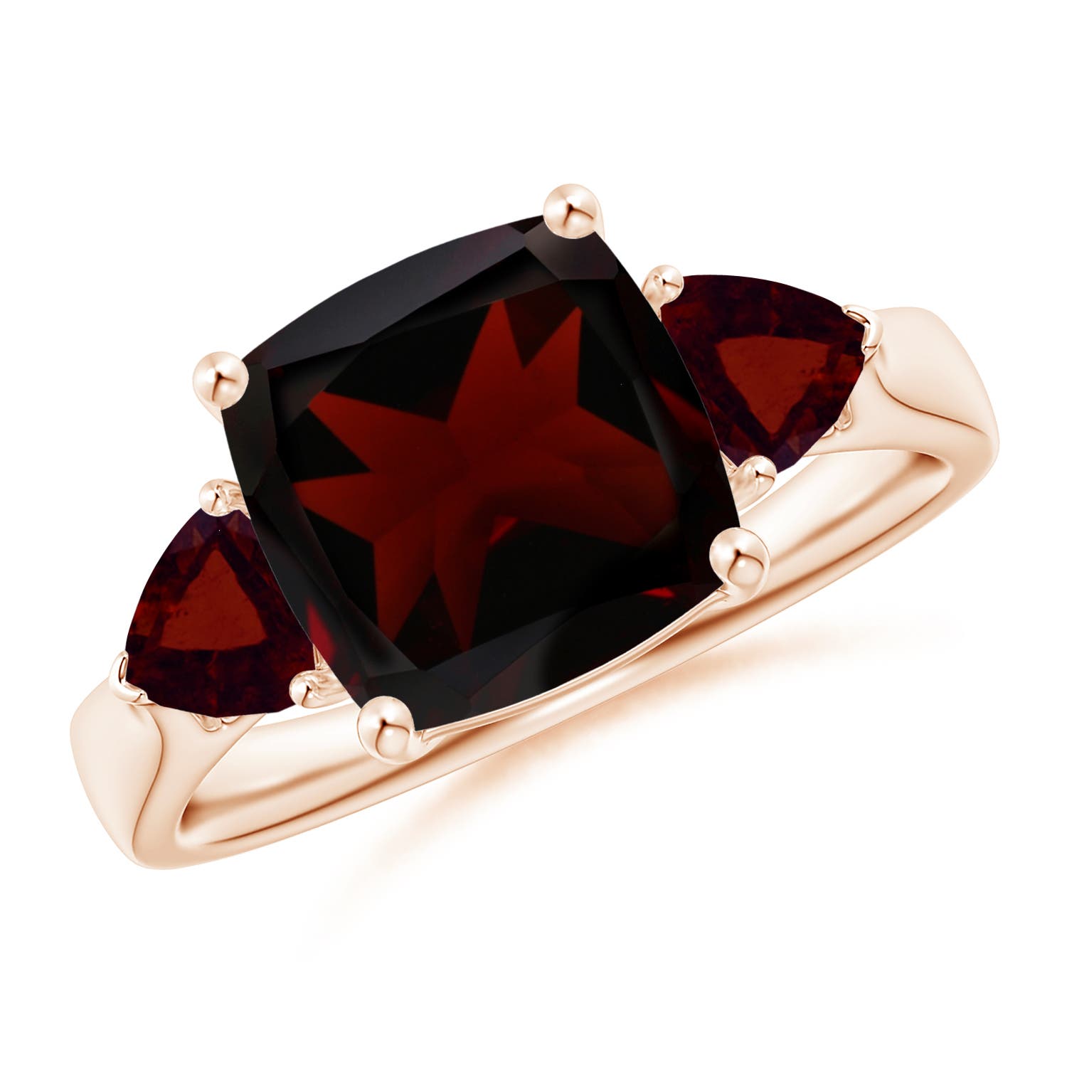 A - Garnet / 4.6 CT / 14 KT Rose Gold