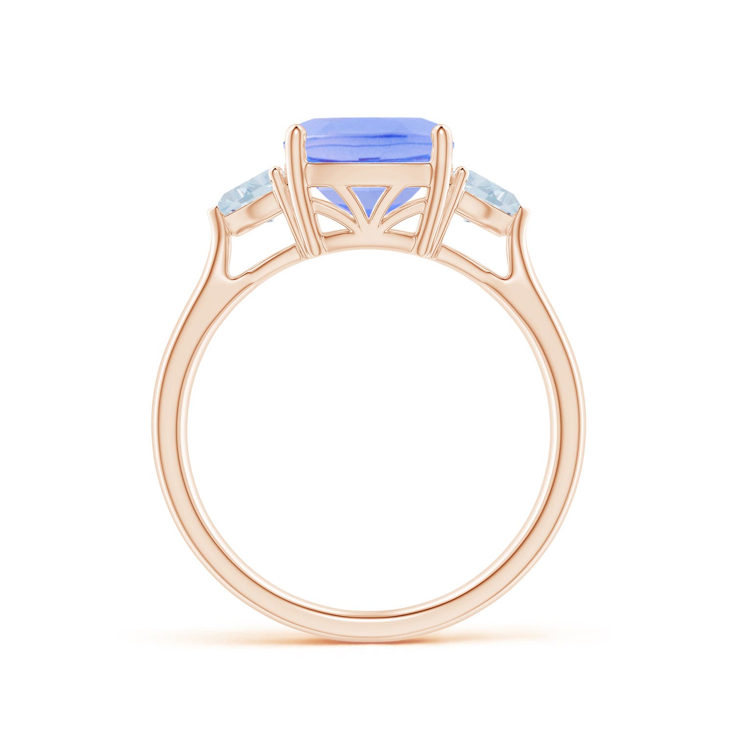 A - Tanzanite / 2.55 CT / 14 KT Rose Gold