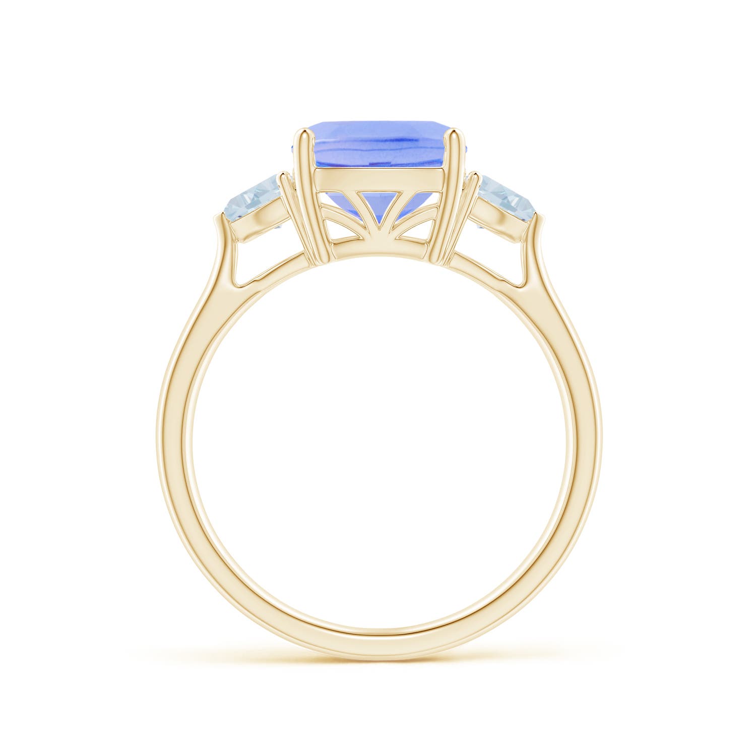 A - Tanzanite / 2.55 CT / 14 KT Yellow Gold