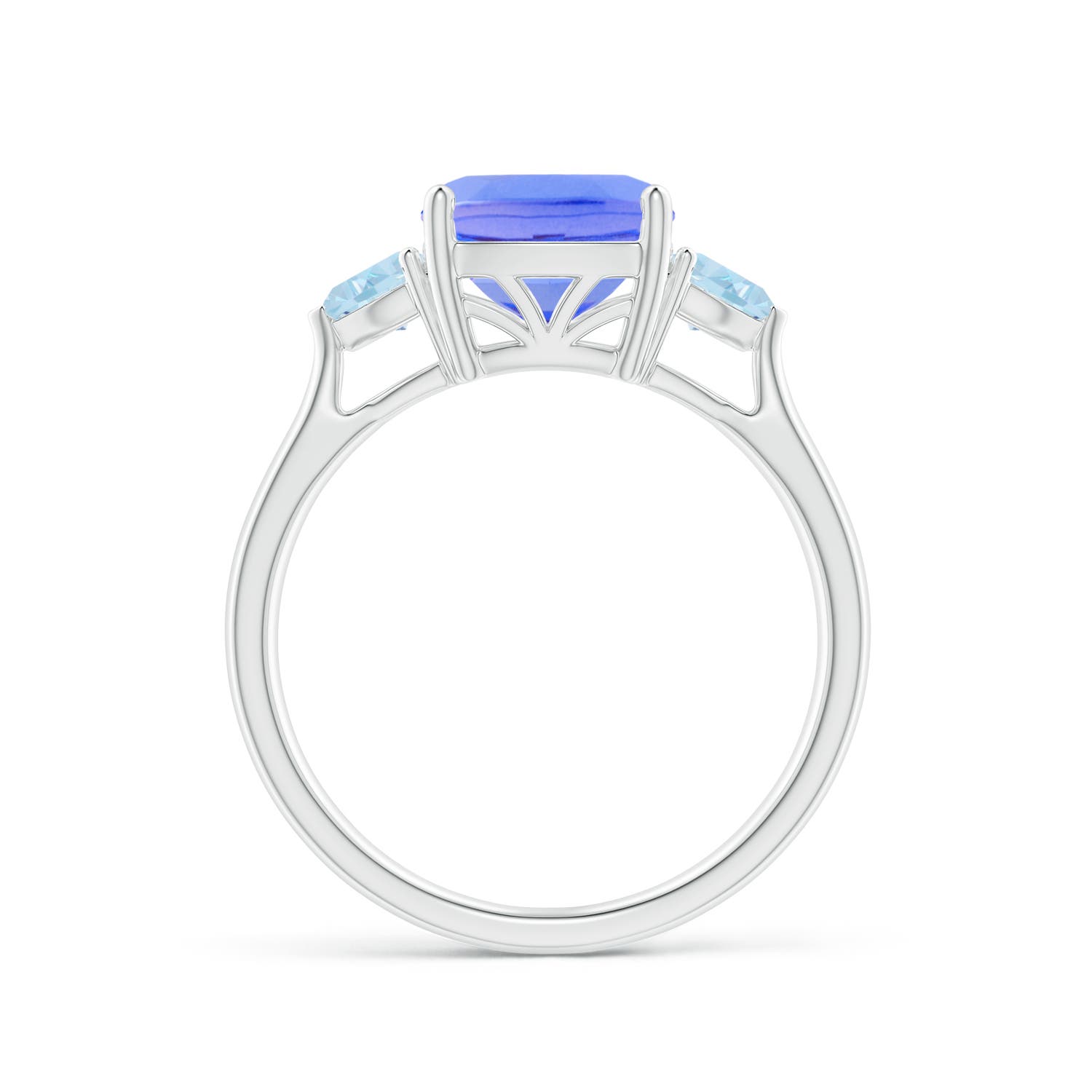 AA - Tanzanite / 2.55 CT / 14 KT White Gold