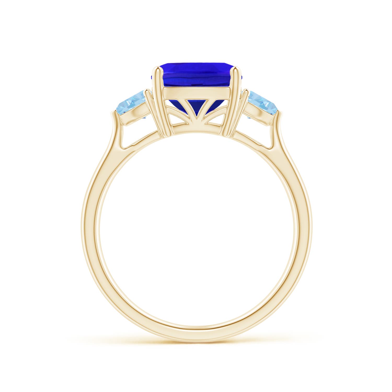 AAA - Tanzanite / 2.55 CT / 14 KT Yellow Gold