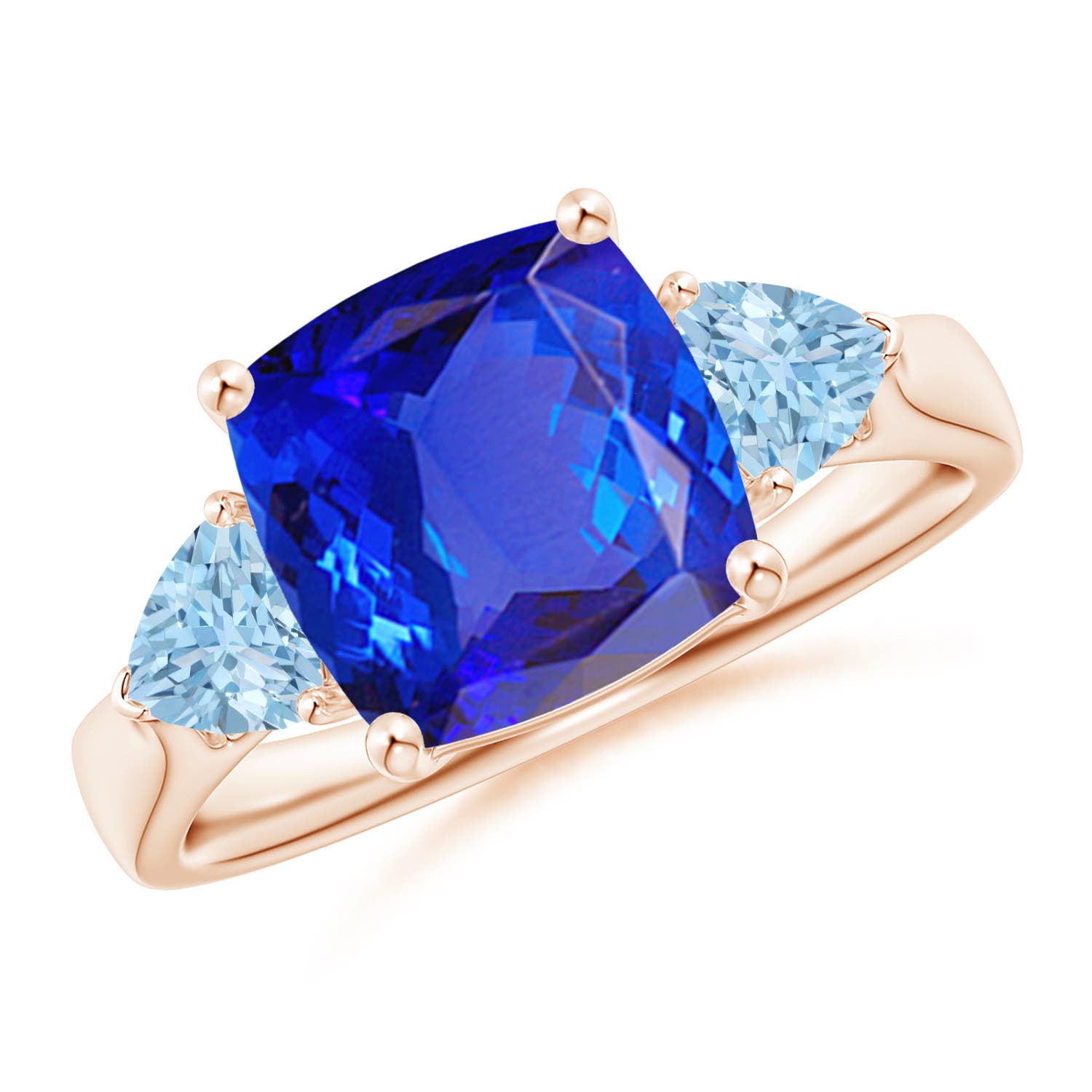 AAA - Tanzanite / 4.5 CT / 14 KT Rose Gold