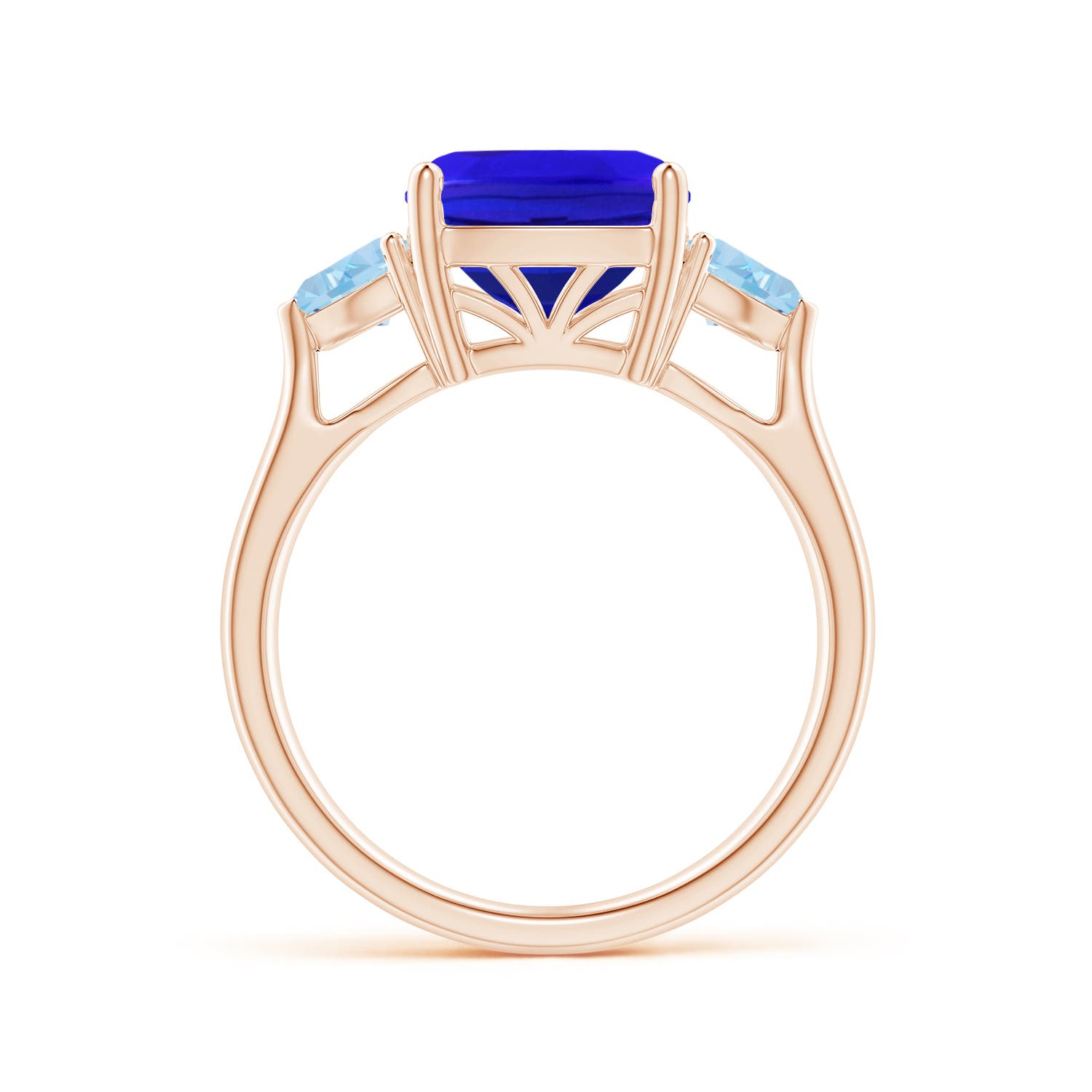 AAA - Tanzanite / 4.5 CT / 14 KT Rose Gold