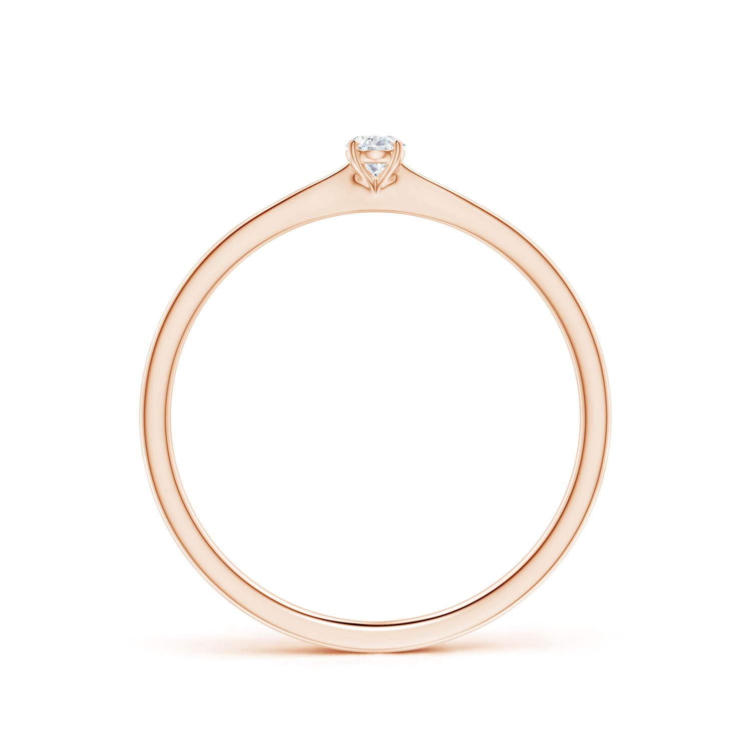 G, VS2 / 0.1 CT / 14 KT Rose Gold