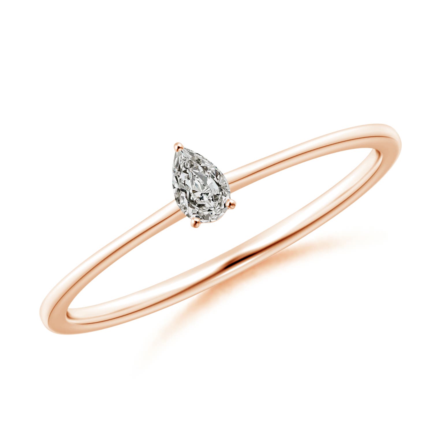 K, I3 / 0.1 CT / 14 KT Rose Gold