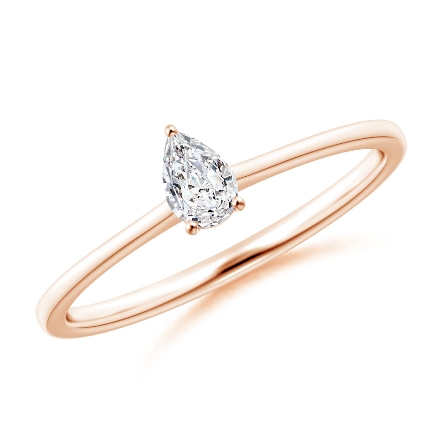 H, SI2 / 0.2 CT / 14 KT Rose Gold