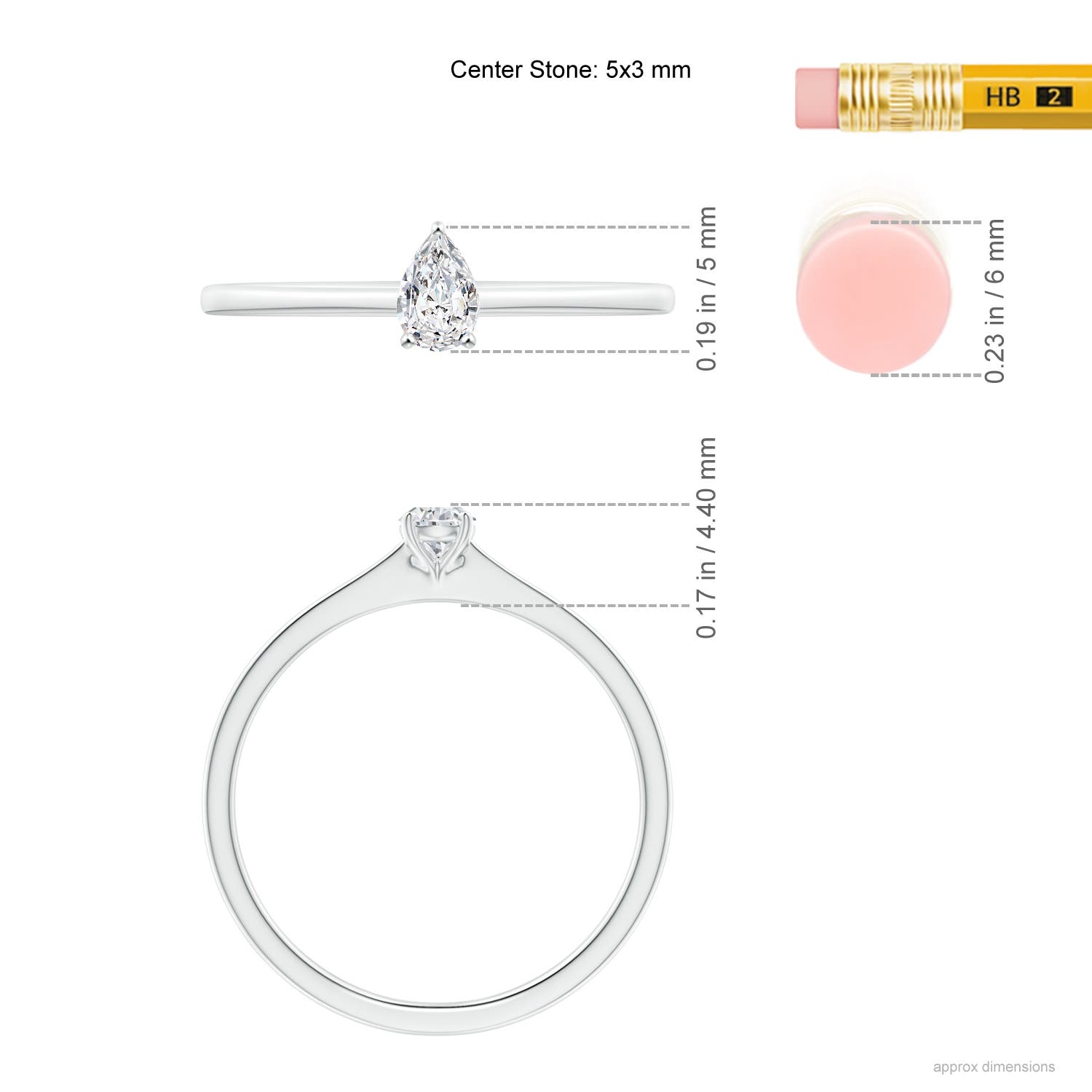 H, SI2 / 0.2 CT / 14 KT White Gold