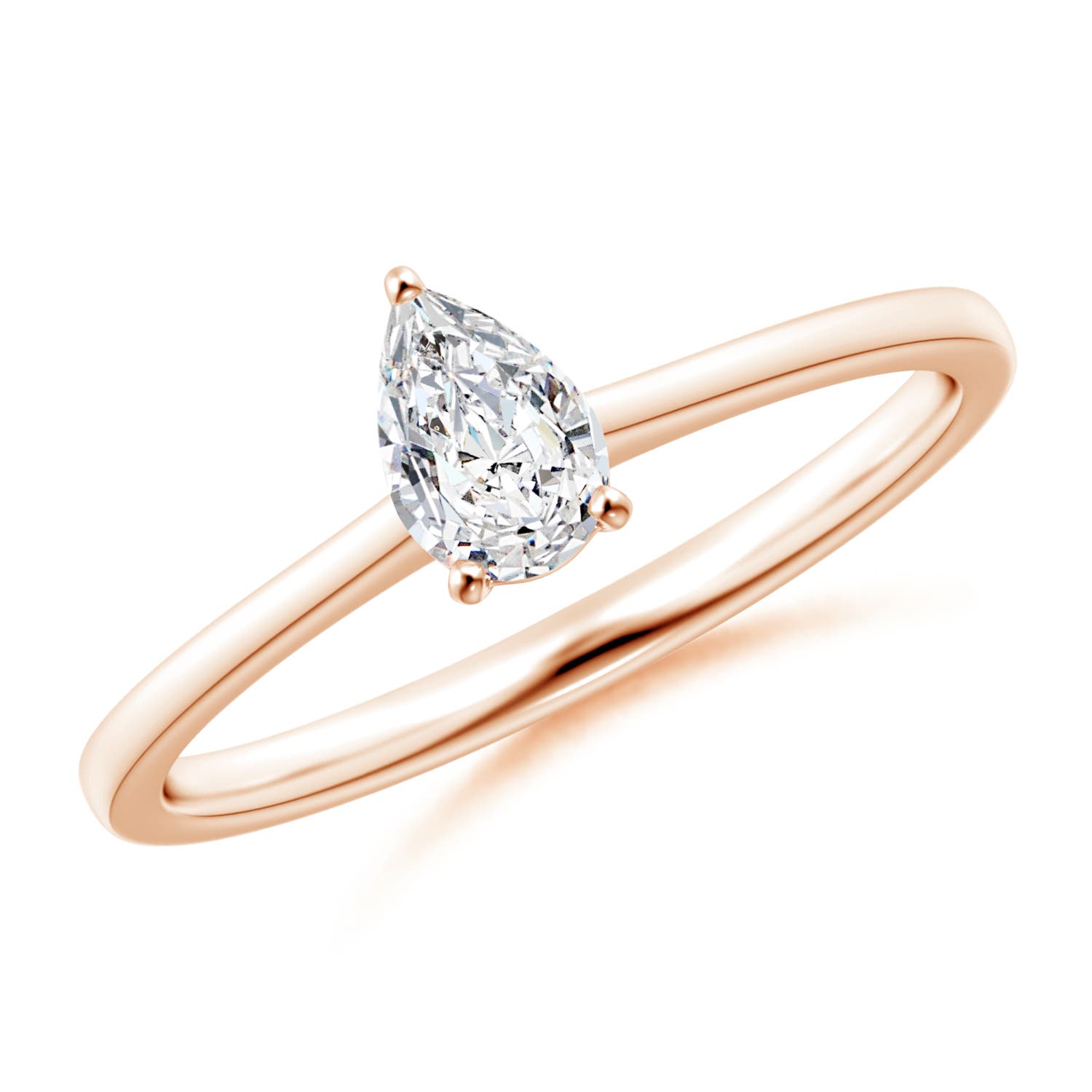 H, SI2 / 0.4 CT / 14 KT Rose Gold