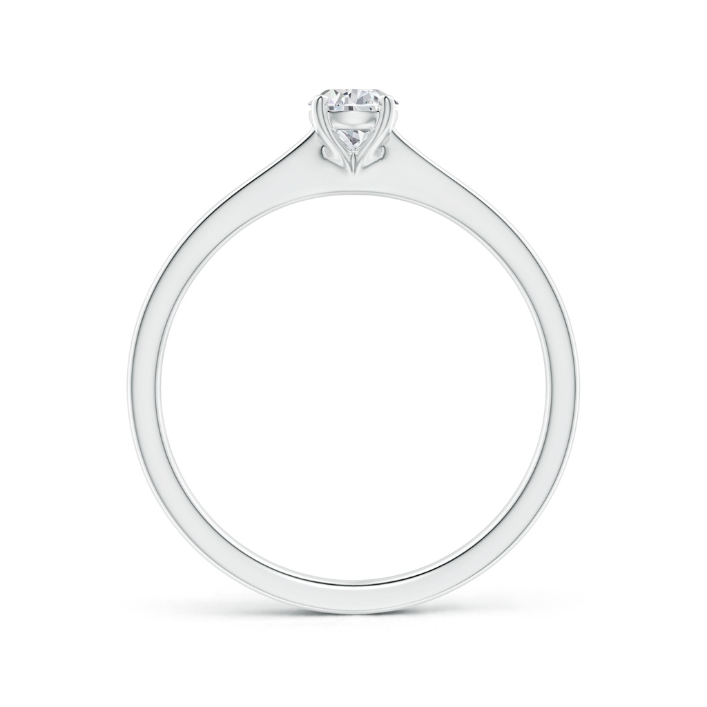 6x4mm HSI2 Pear-Shaped Diamond Solitaire Engagement Ring in White Gold Side-1
