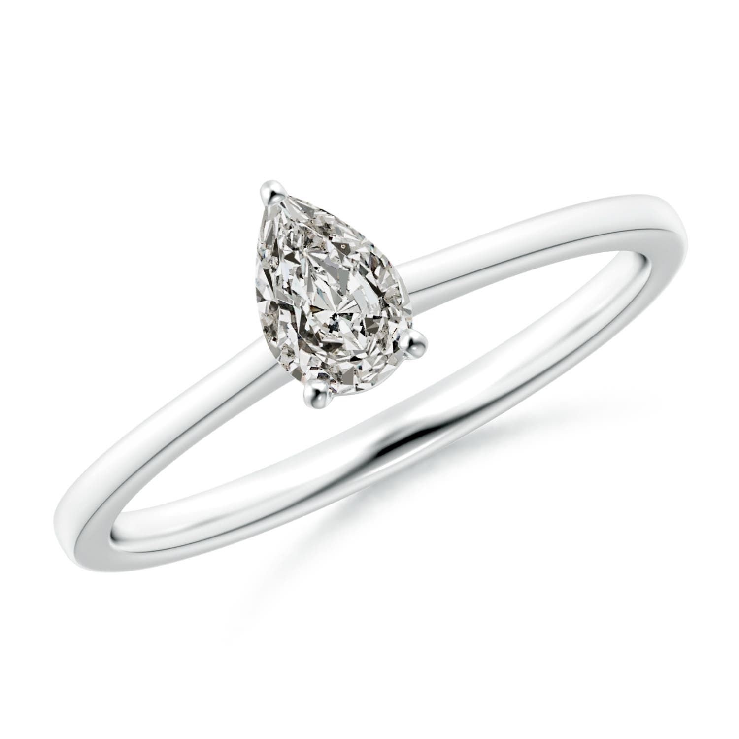 K, I3 / 0.4 CT / 14 KT White Gold