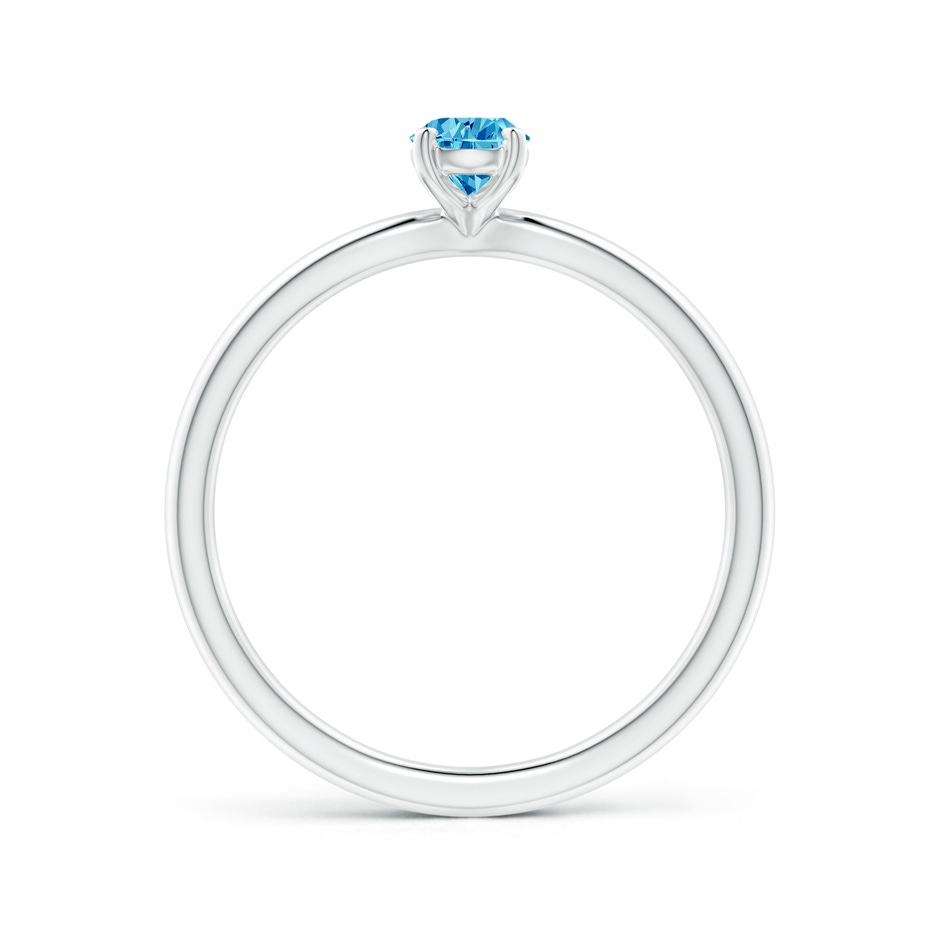 6x4mm AAAA Solitaire Pear-Shaped Fancy Intense Blue Diamond Engagement Ring in White Gold side 199