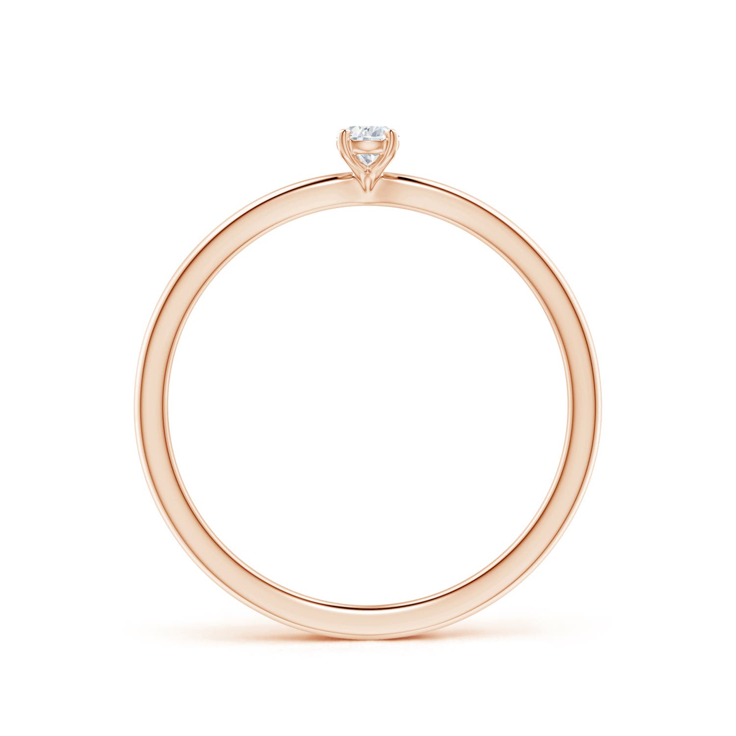 G, VS2 / 0.1 CT / 14 KT Rose Gold