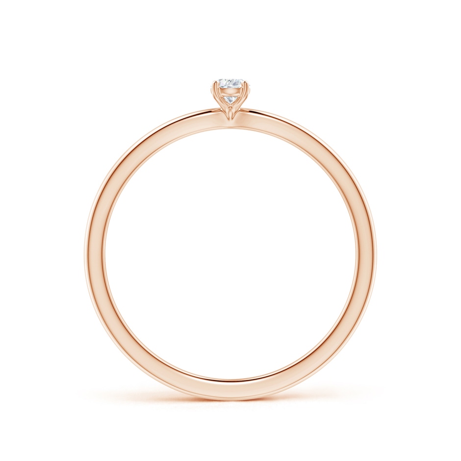 4x2.5mm GVS2 Solitaire Pear-Shaped Diamond Engagement Ring in Rose Gold side-1