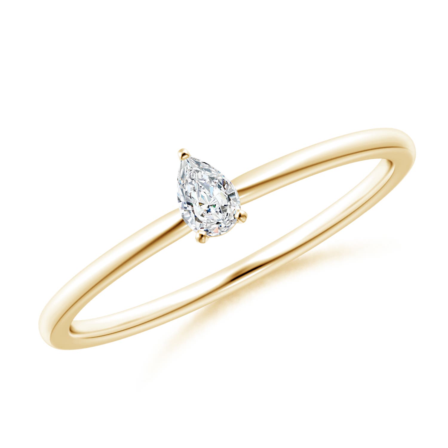 G, VS2 / 0.1 CT / 14 KT Yellow Gold